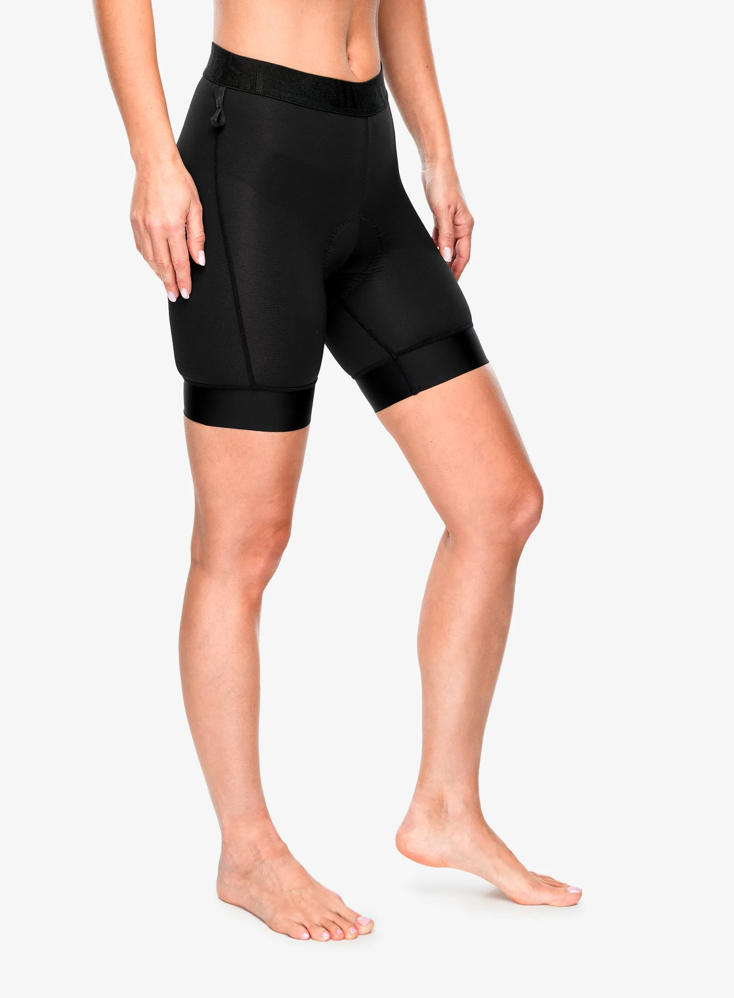 Hose Damen Leatt MTB Trail 3.0 Liner - ghost black