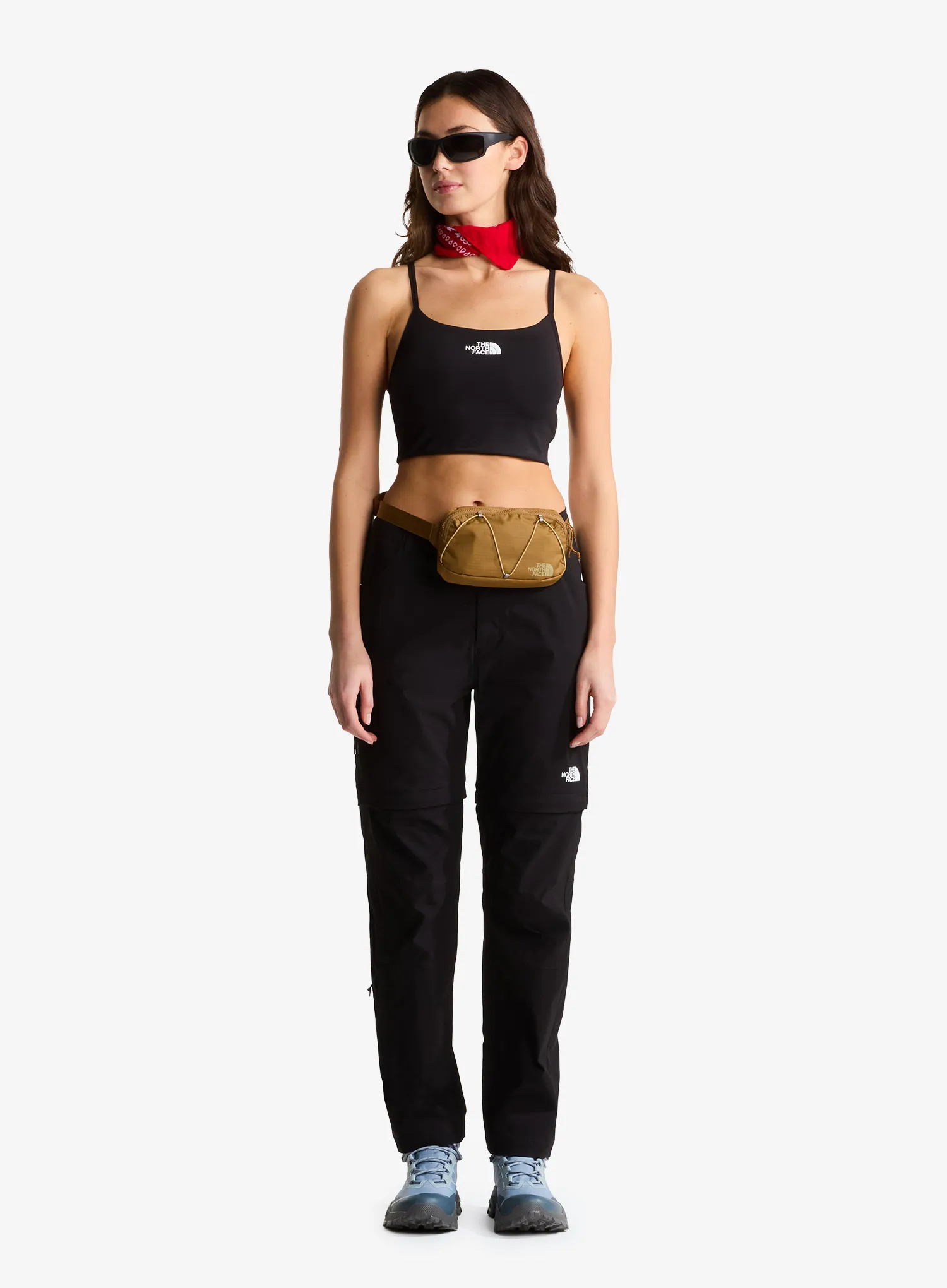 Hose Damen The North Face Exploration Reg Straight Convertible Pant - tnf black