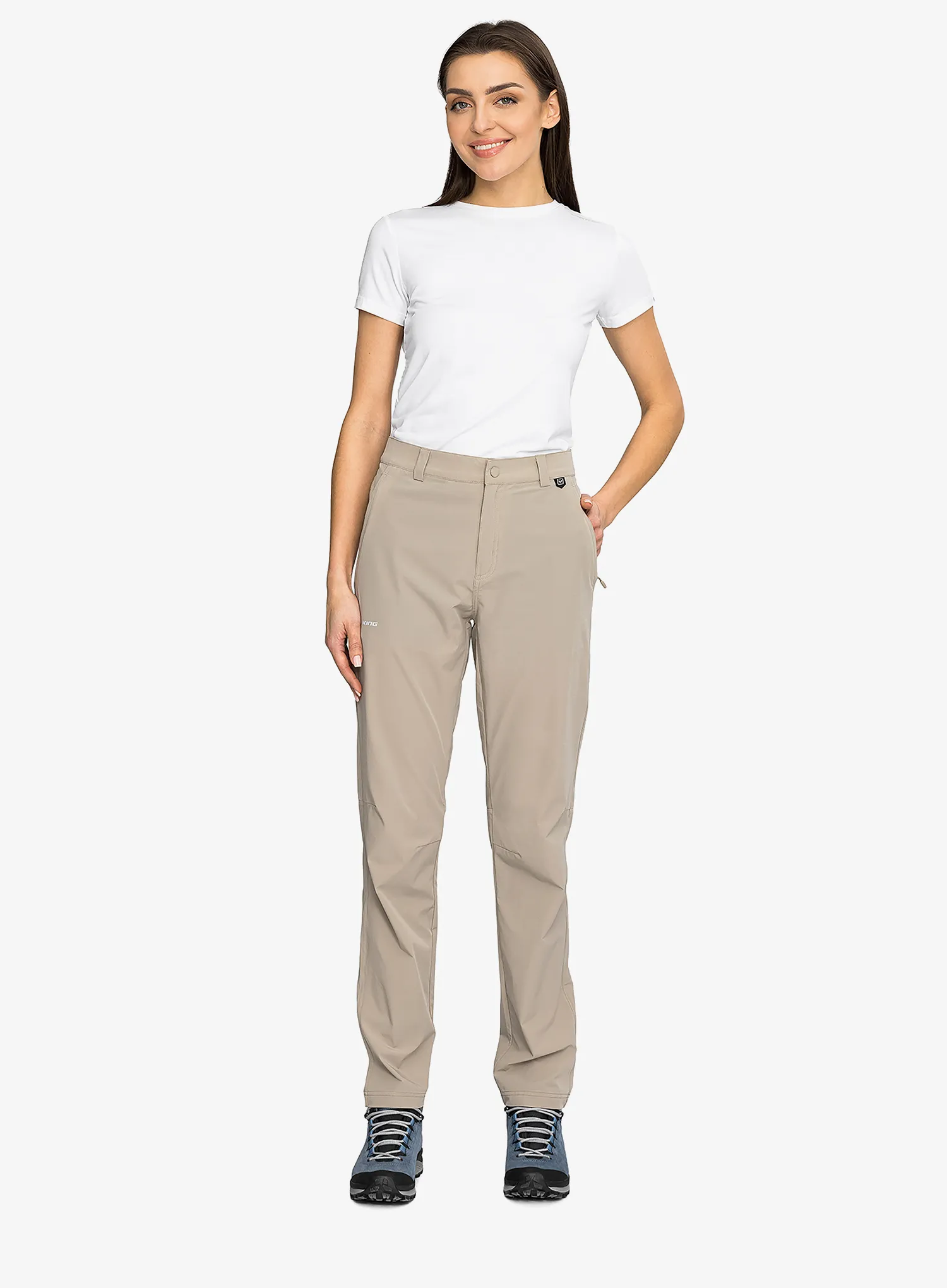 Hose Damen Viking Expander Ultralight - beige