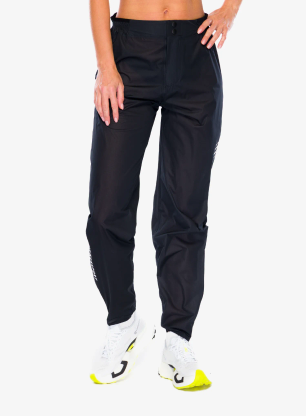 Laufhose Compressport Hurricane Waterproof Pants 2.0 - black