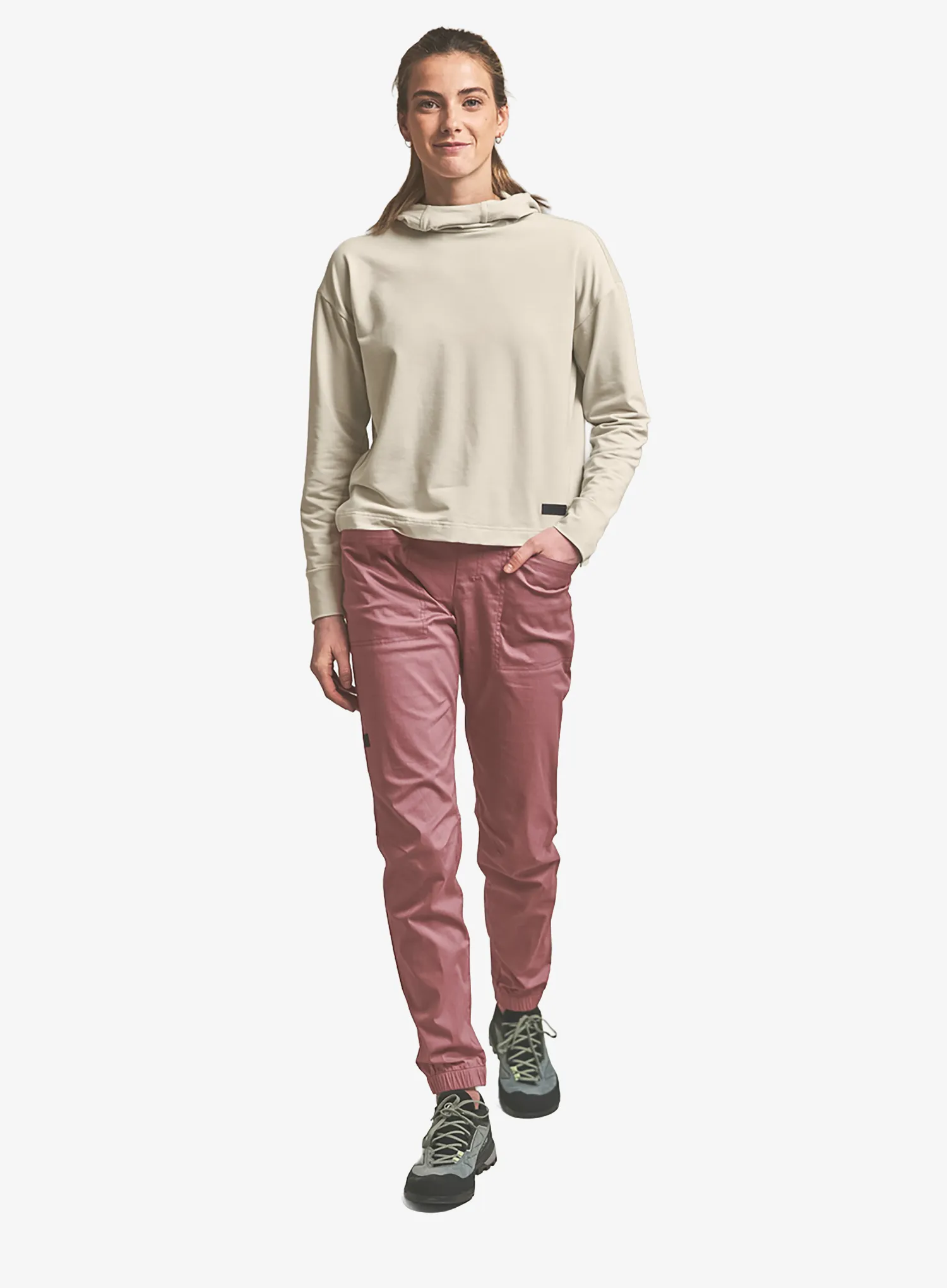 Boulderhose damen Ortovox Affinity Pants - dusk rose