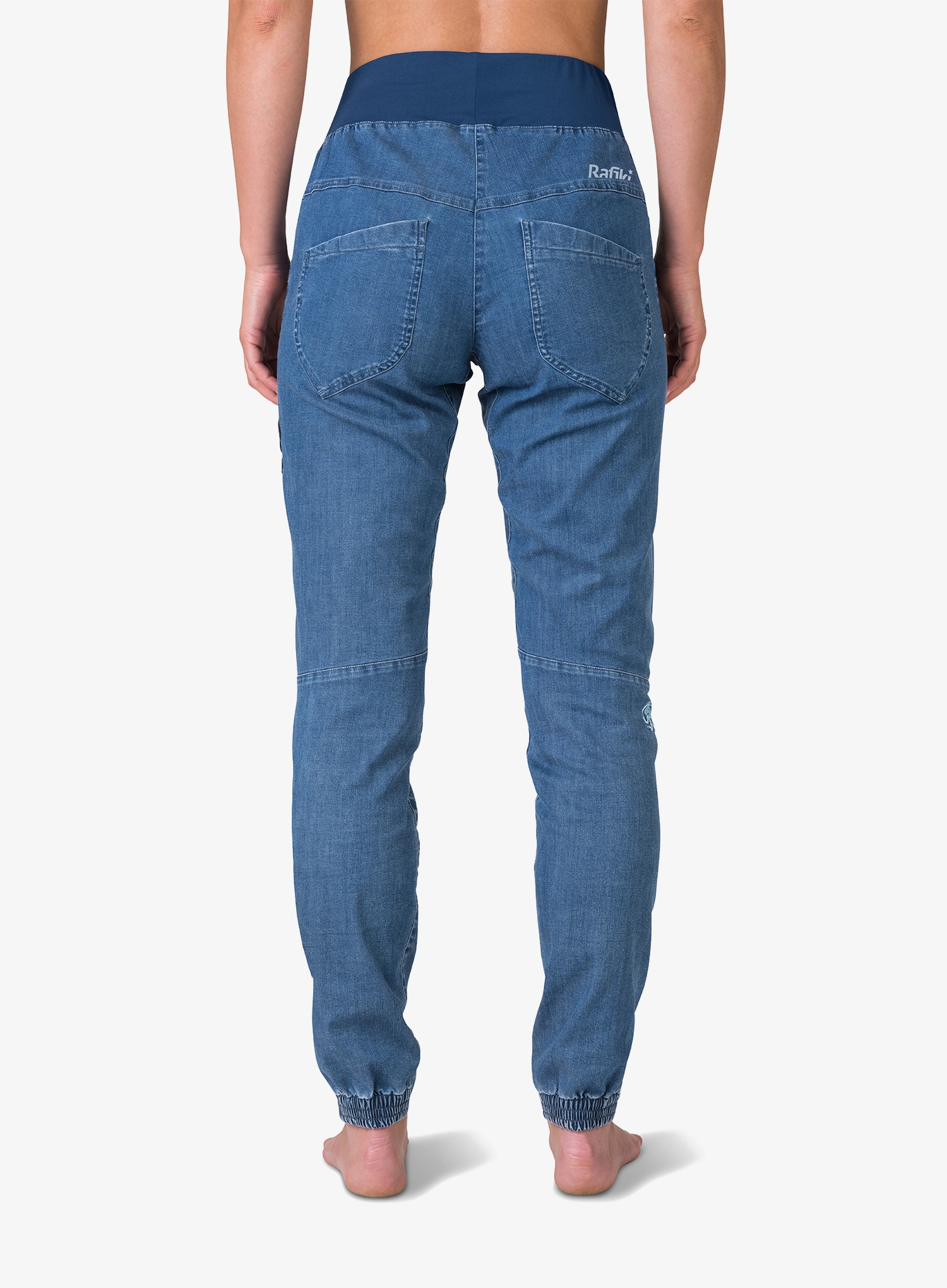 Boulderhose damen Rafiki Chain - denim