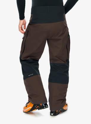 Skihose Ortovox Ravine Free 3L Pants - dark chestnut
