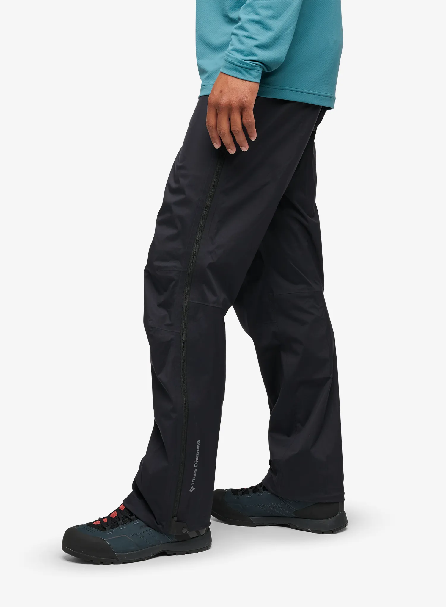 Regenhose Black Diamond Fineline Stretch FZ Pants - black