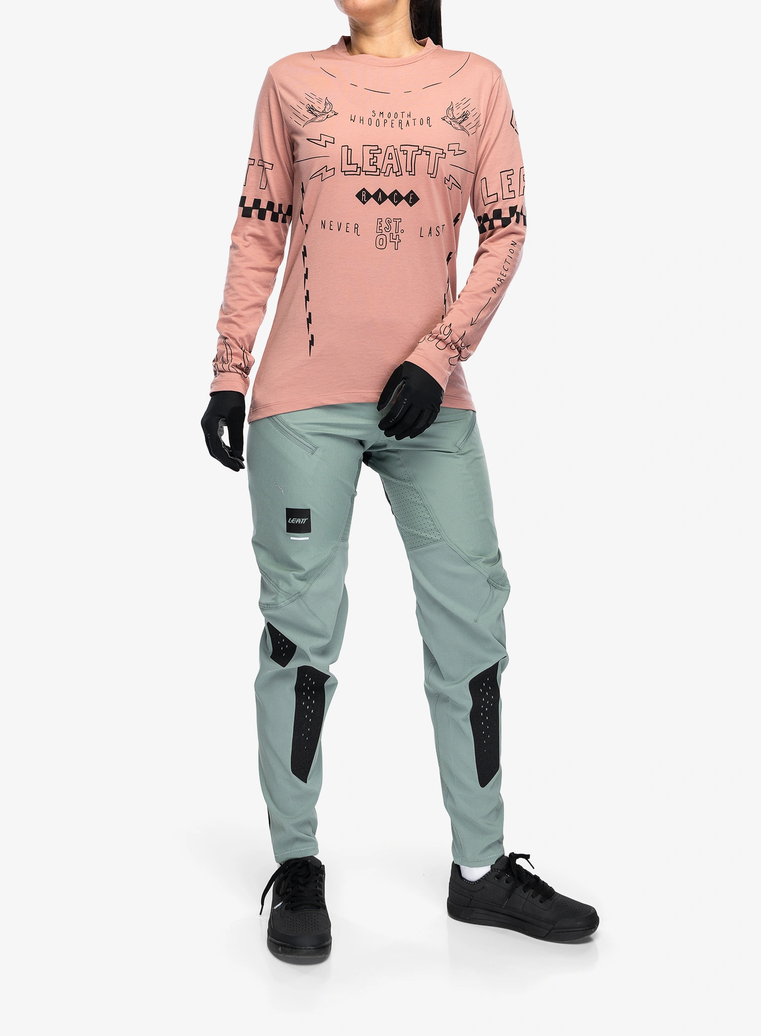 Fahrradhosen für Frauen Leatt MTB Gravity 3.0 - mist green