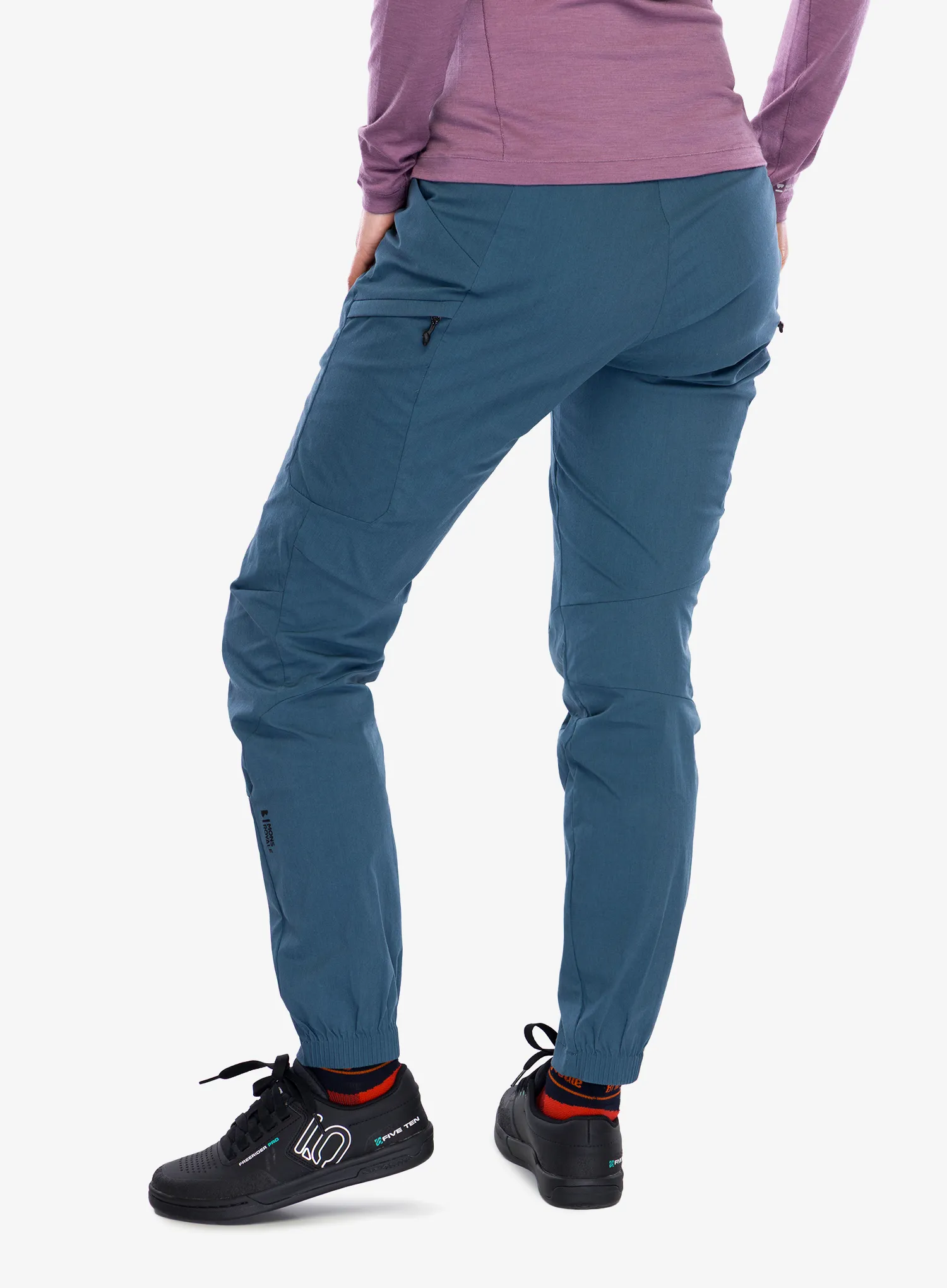Fahrradhosen für Frauen Mons Royale Diversion Merino Trail Pants - abyss/abyss