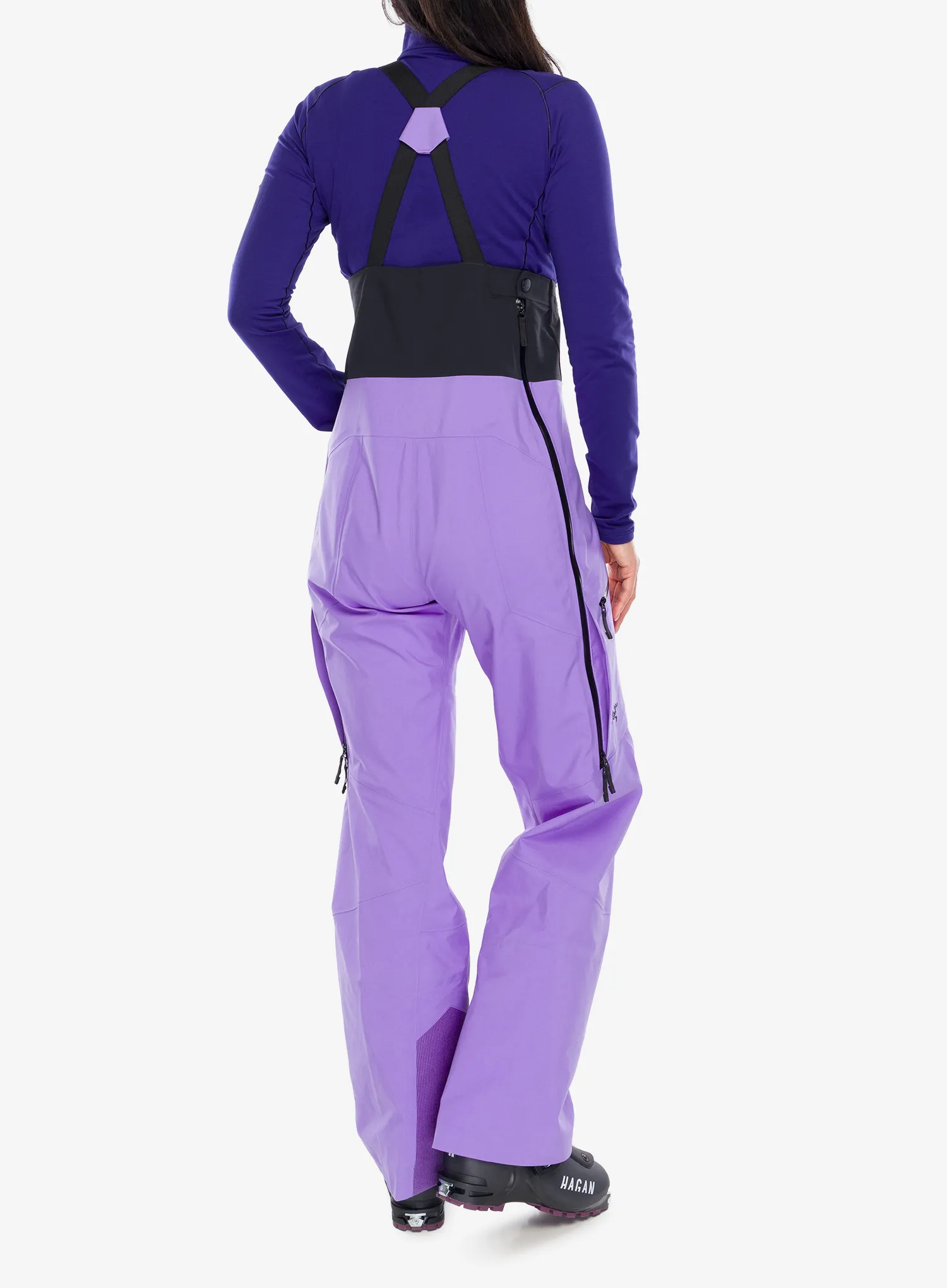 GORE-TEX Hose Damen Arcteryx Rush Bib Pant - aster/black