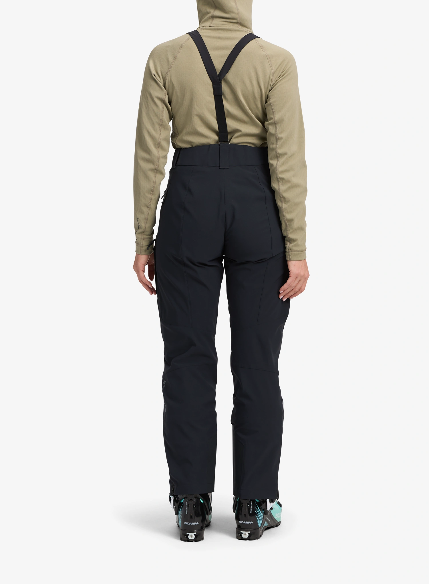 Softshellhose Damen Black Diamond Dawn Patrol Pants - black/black