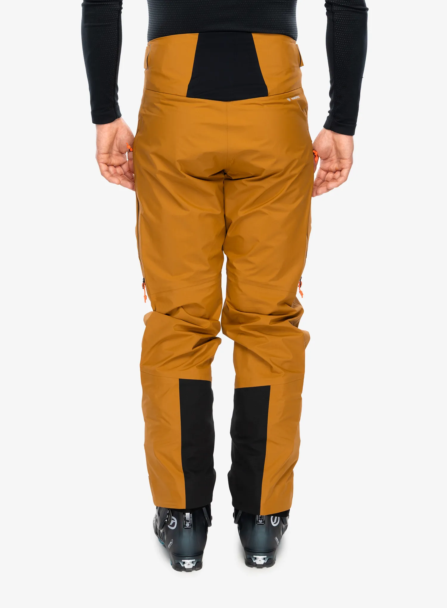 Regenhose Salewa Sella 3L PTX Pant - golden brown