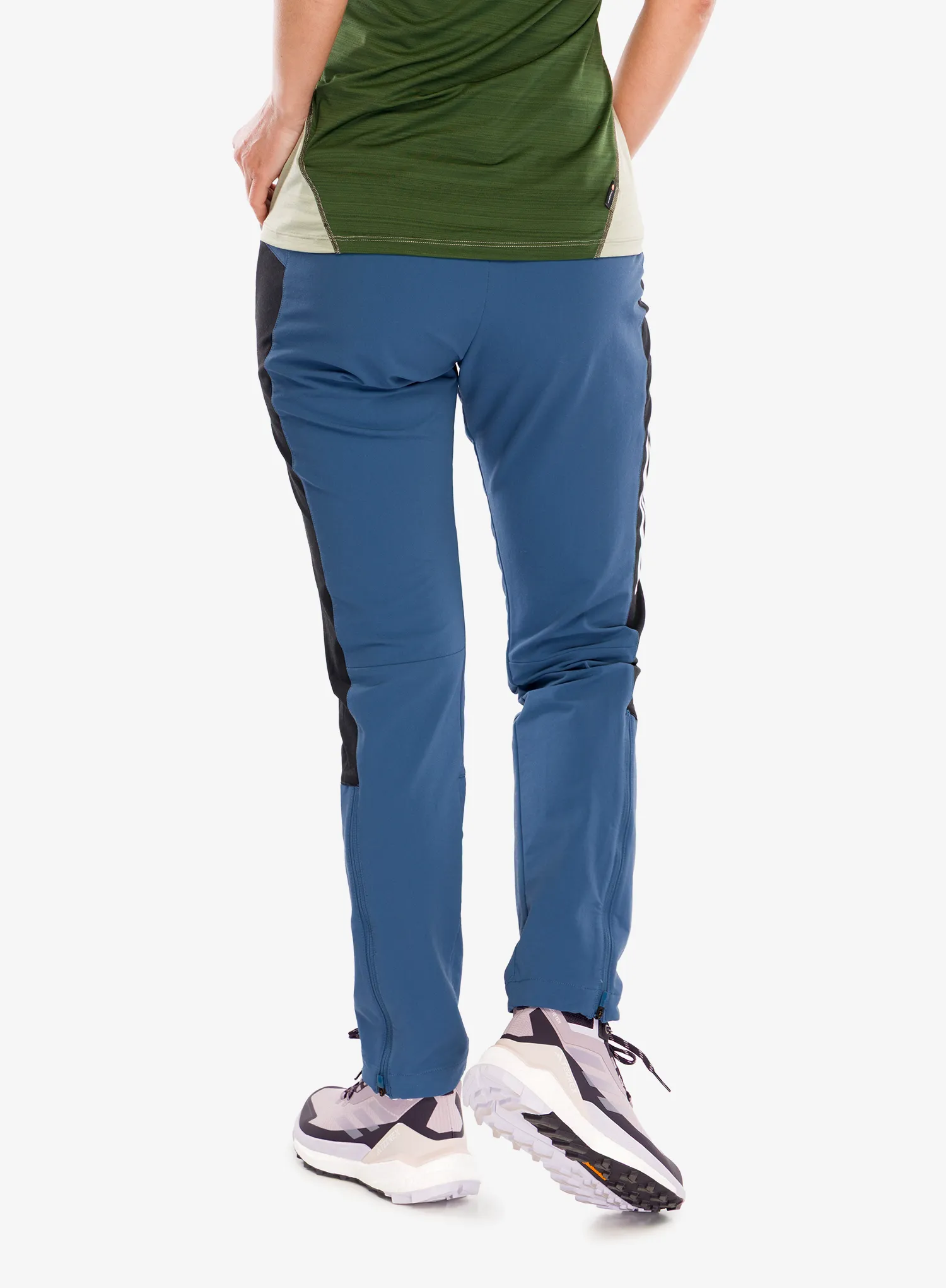 Softshellhose Damen adidas TERREX Techrock Mountaineering Pants - wonder steel