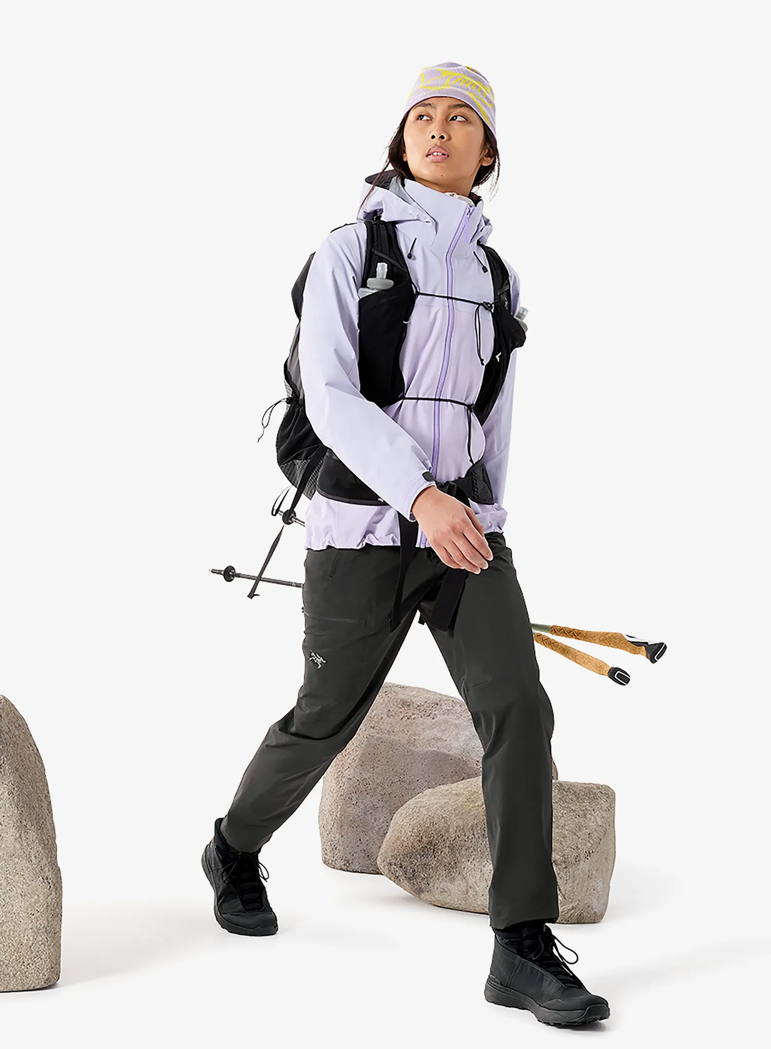Softshellhose Damen Arcteryx Gamma Pant - black/black