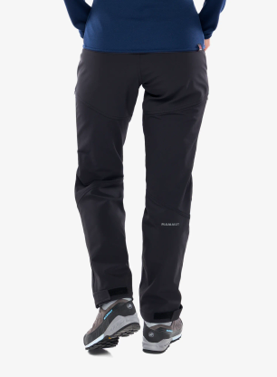 Softshellhose Damen Mammut Zinal Guide SO Hybrid Pants - black/black