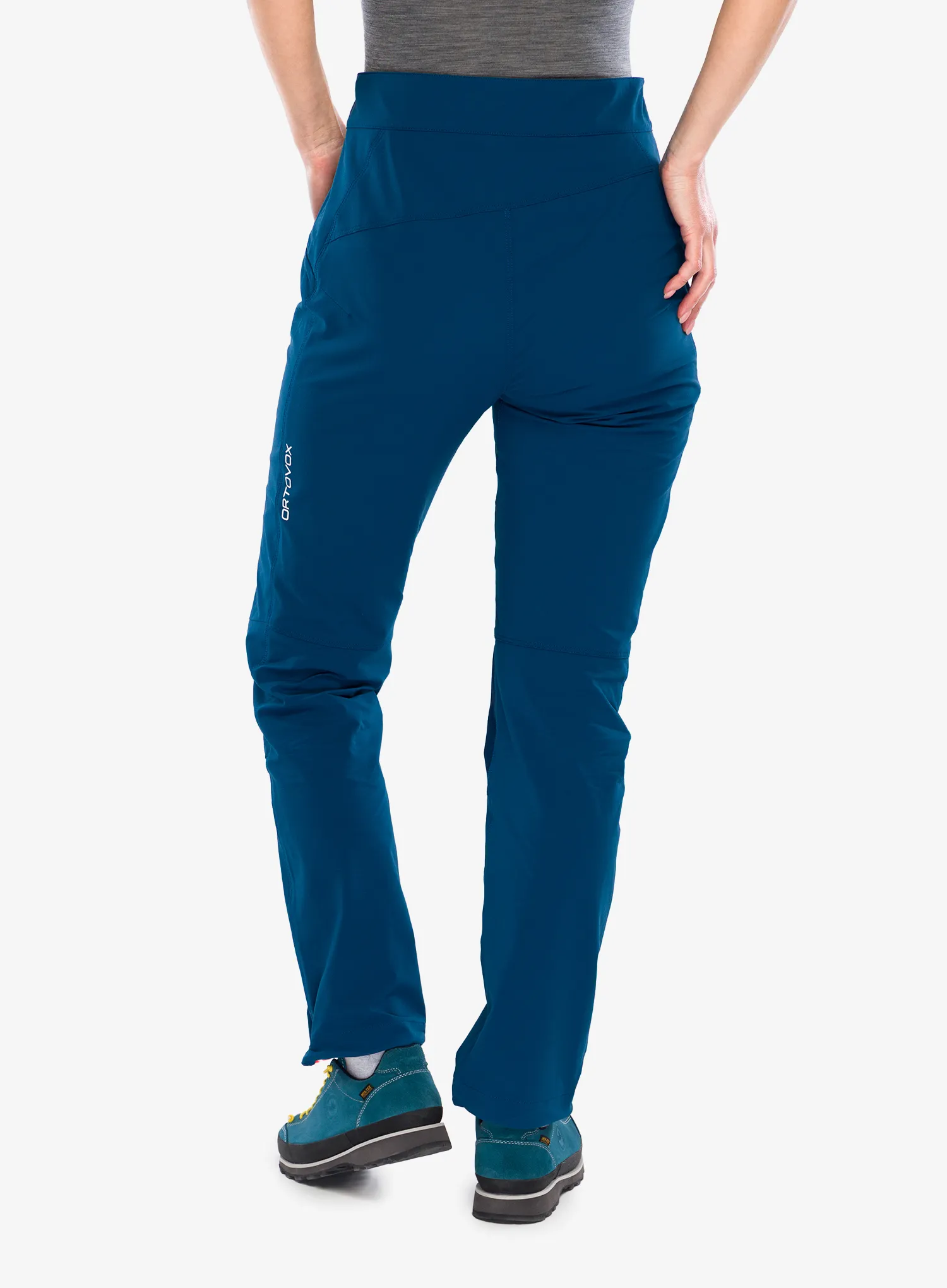 Softshellhose Damen Ortovox Brenta Pants - petrol blue