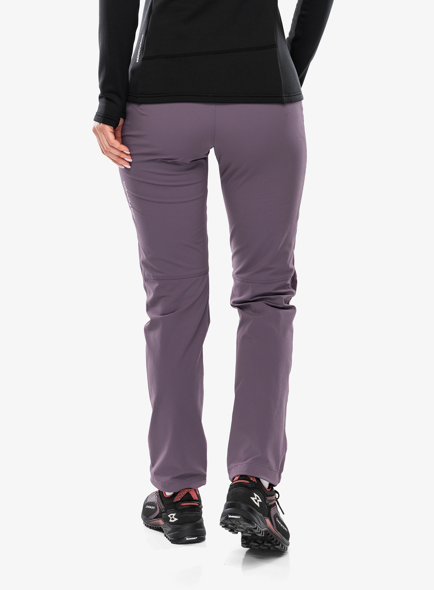 Softshellhose Damen Ortovox Brenta Pants - wild berry