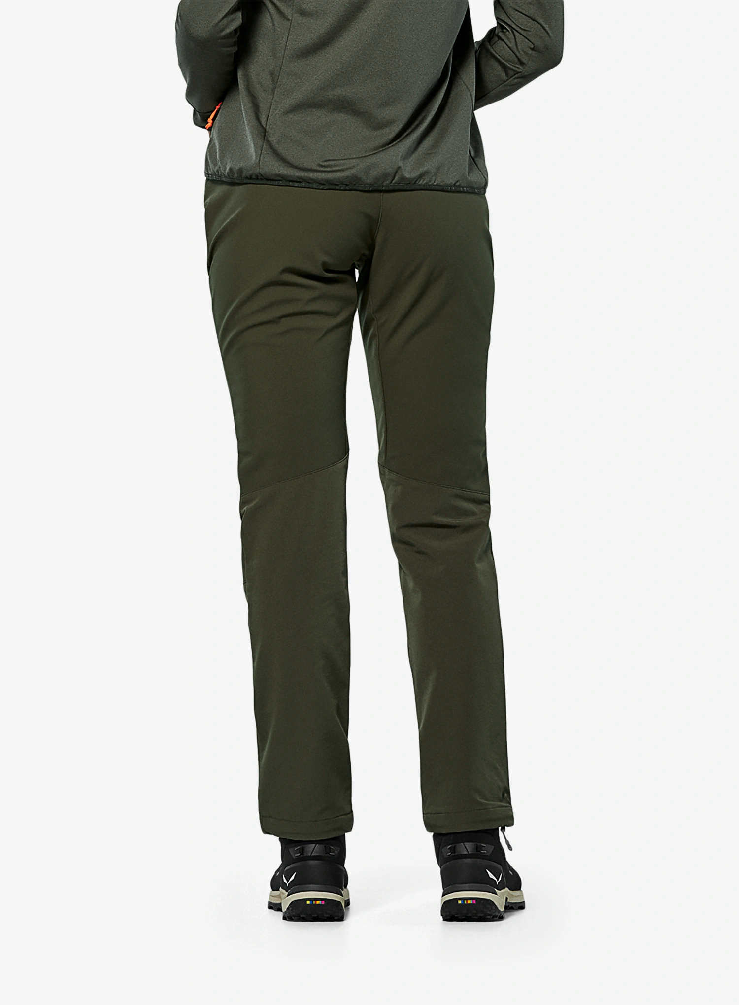 Softshellhose Damen Salewa Puez Dolomia 2 Pants - dark olive