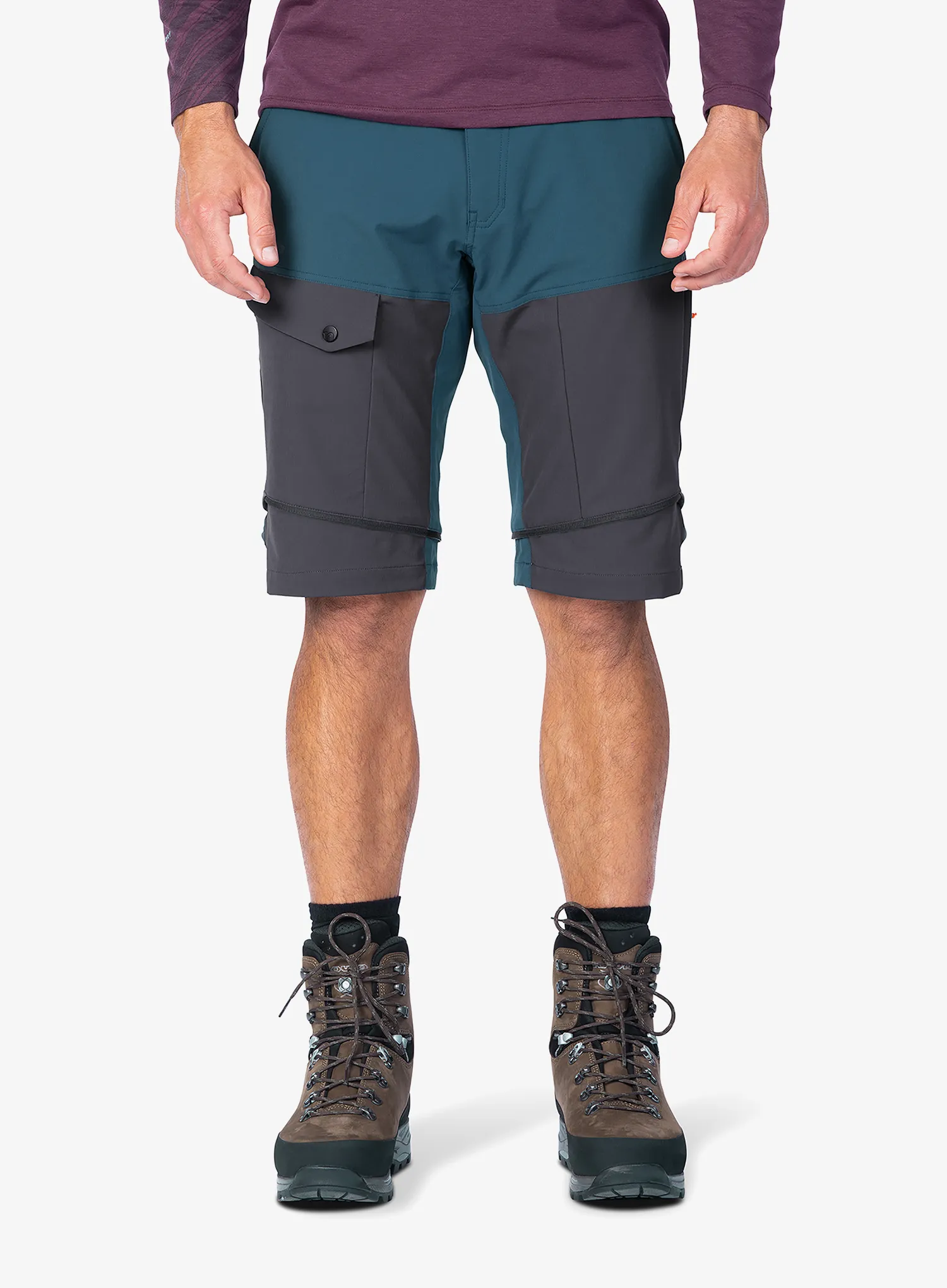 Softshellhose Hannah Torg Z-Off - stratified sea/anthracite