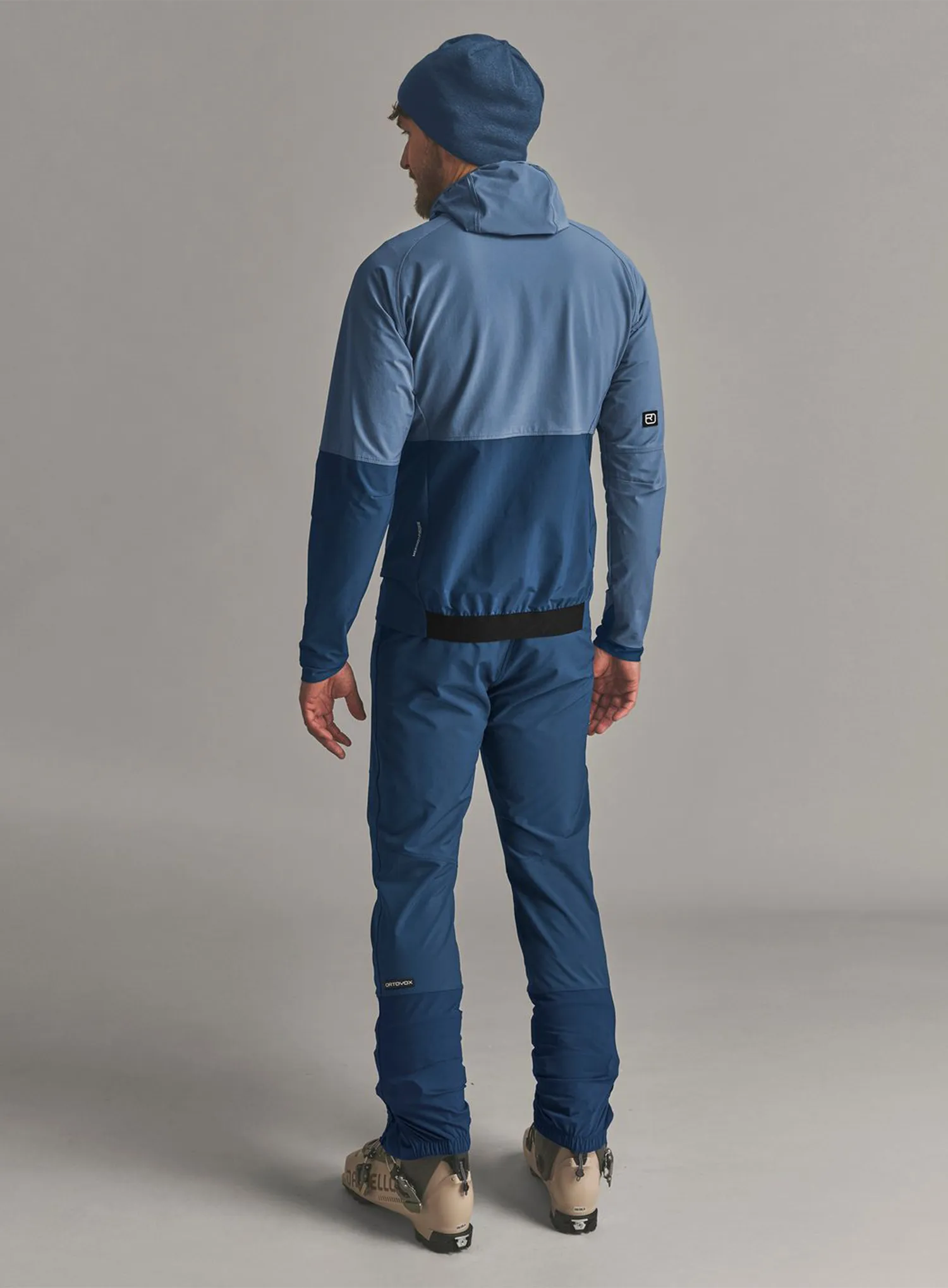 Softshellhose Ortovox Venet Softshell Pants - blue nunatak