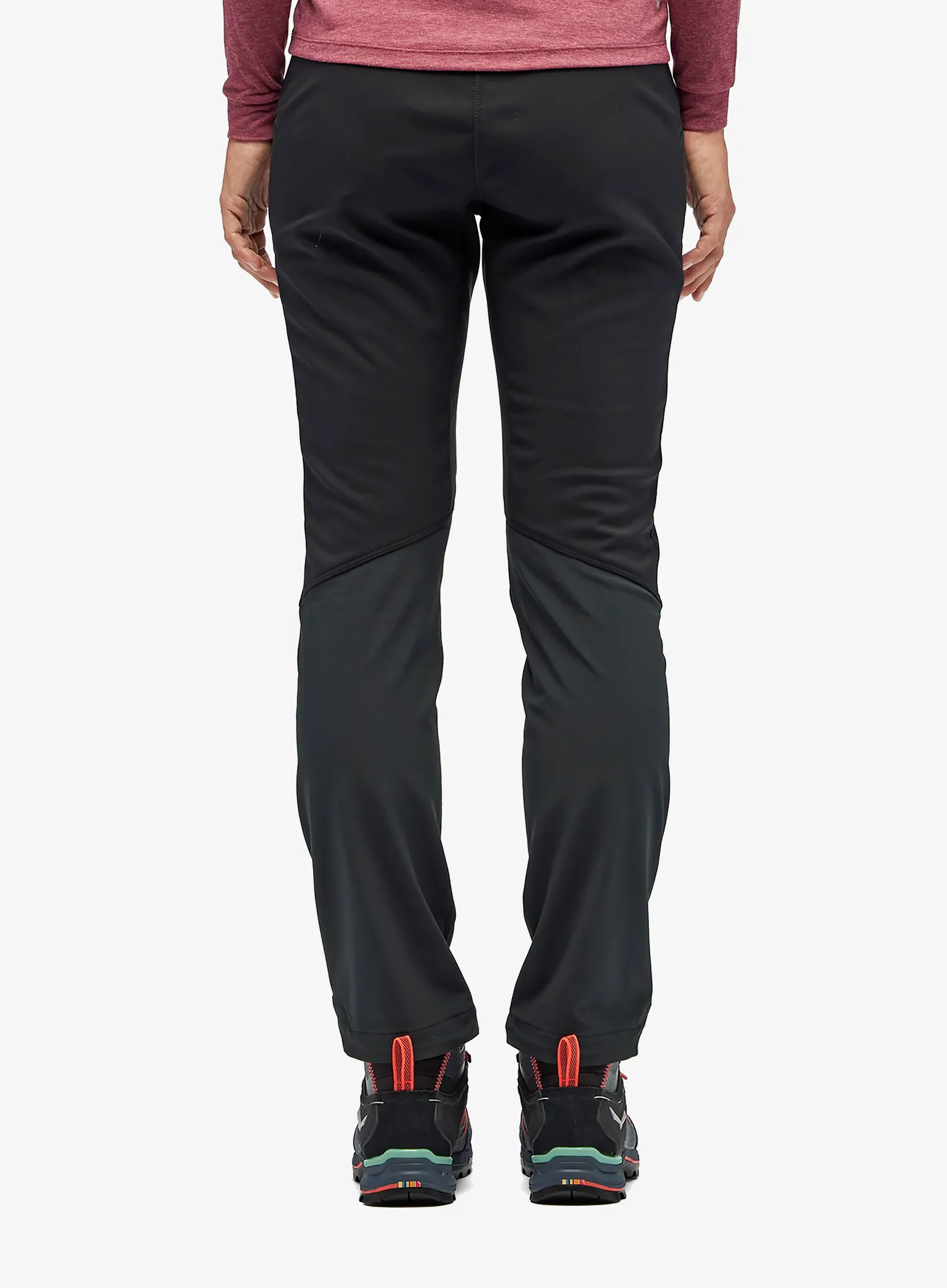Softshellhose Damen Salewa Puez Orval 2 DST Pant - black out