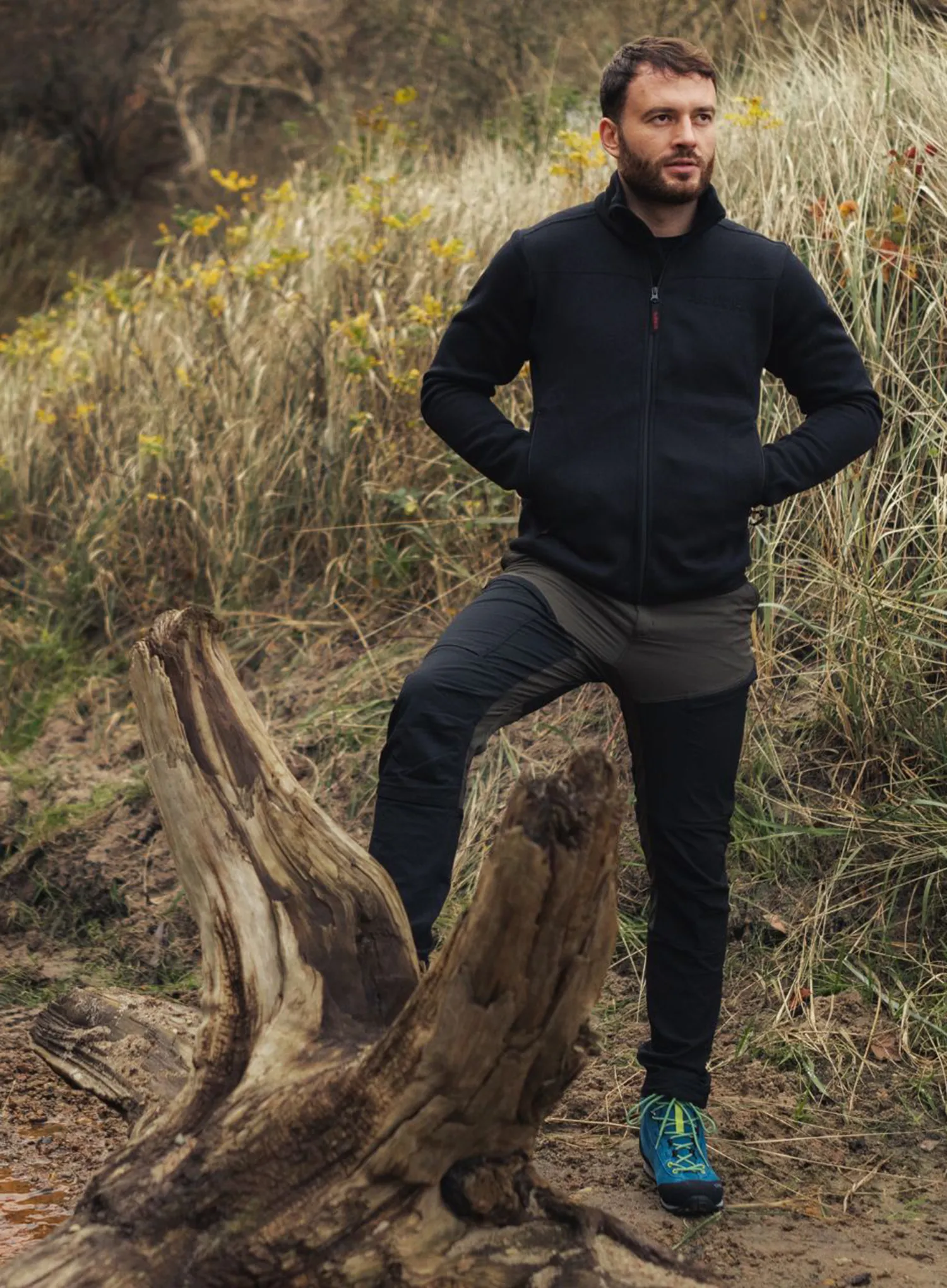 Trekkinghose Alpinus Pular - black/olive