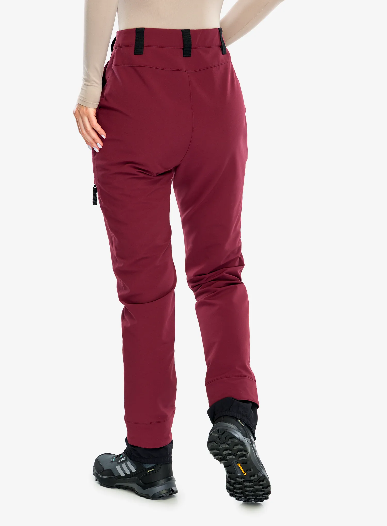 Trekkinghose Damen adidas TERREX Xperior Yearound Softshell Pants - shadow red