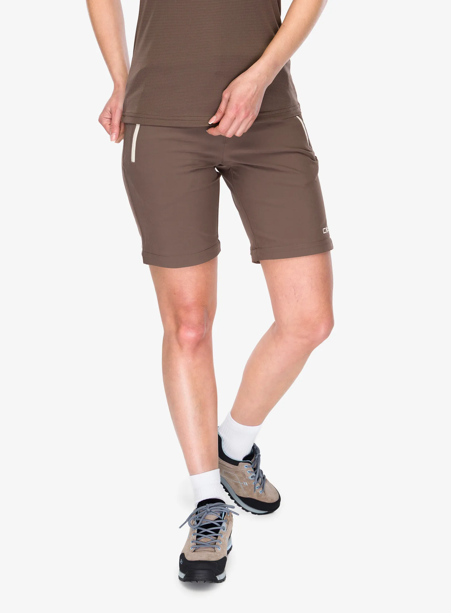 Trekkinghose Damen CMP Evelynn Zip Off Pant - toffee