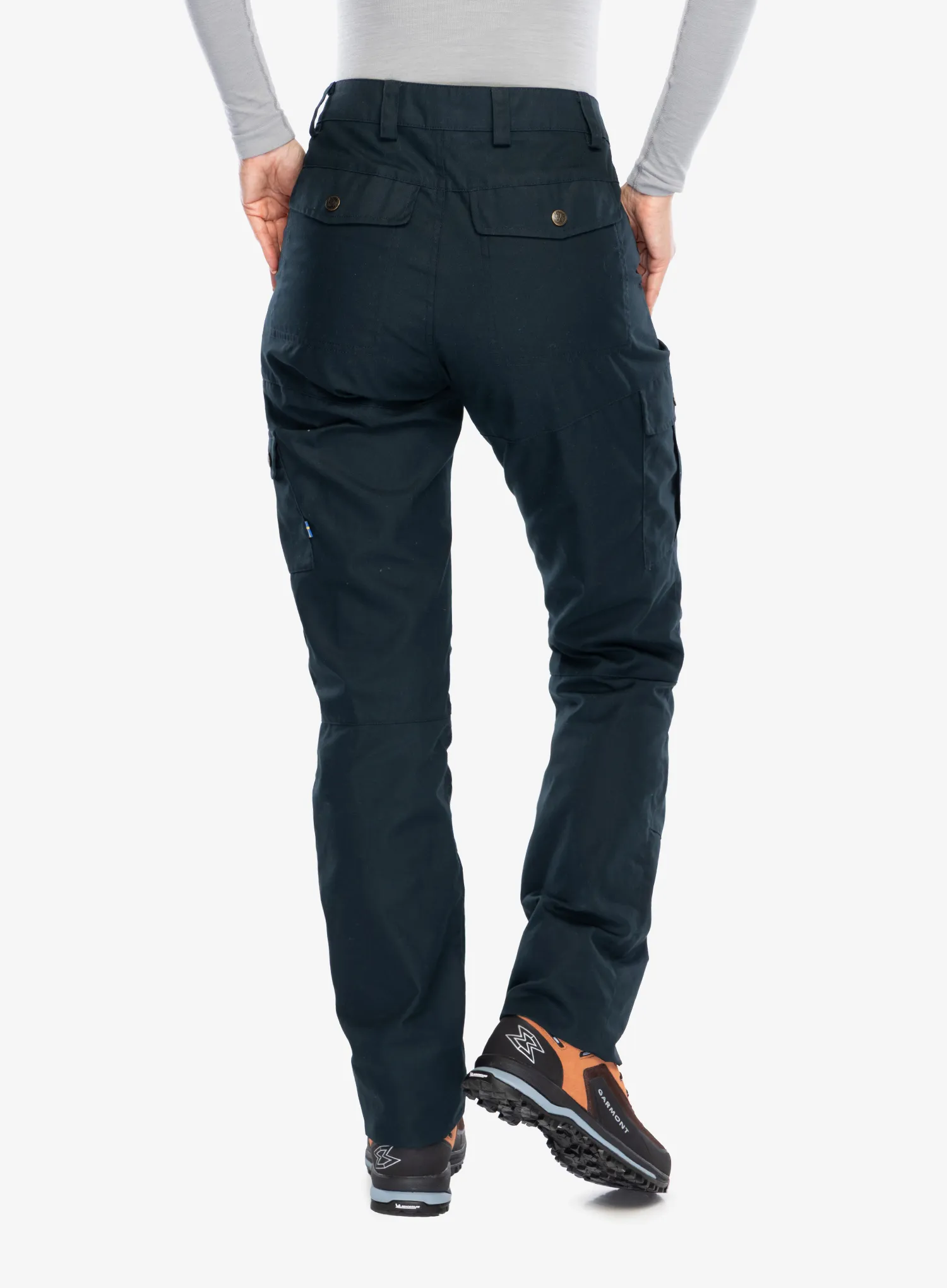 Trekkinghose Damen Fjallraven Karla Pro Trousers - dark navy