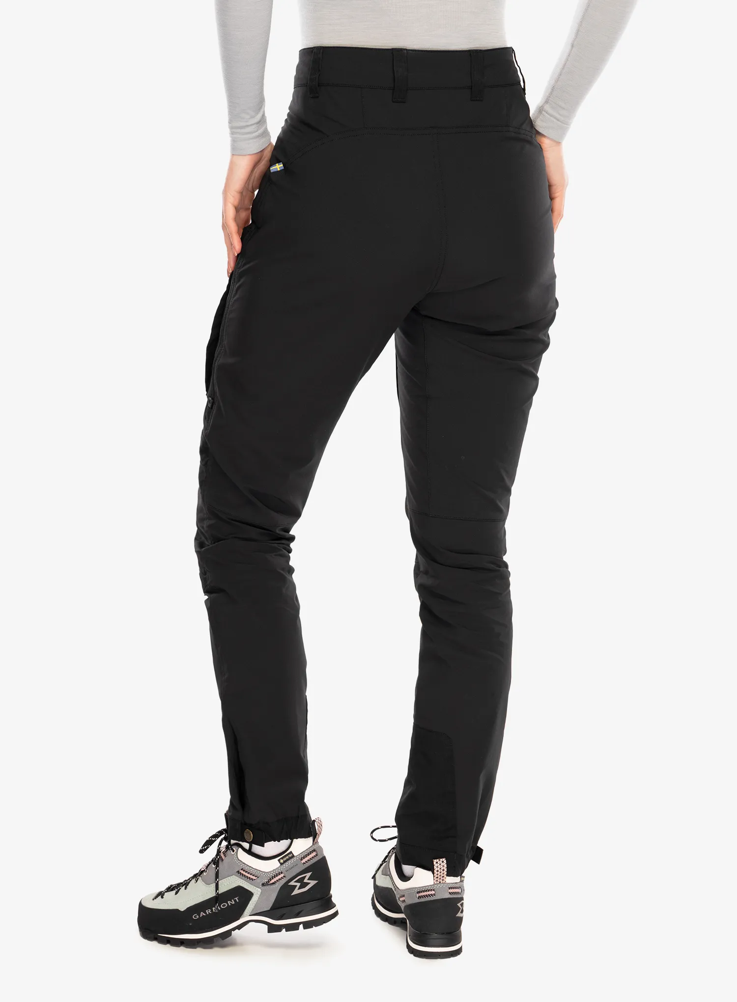 Trekkinghose Damen Fjallraven Keb Agile Trousers - black