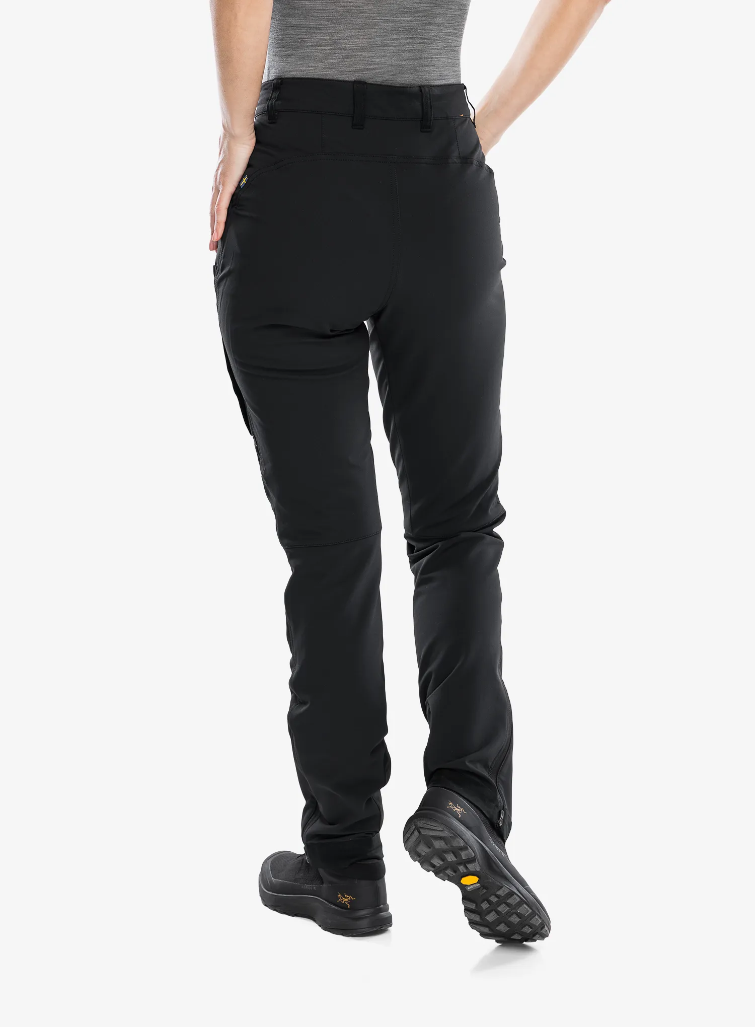 Trekkinghose Damen Fjallraven Keb Agile Winter Trousers - black