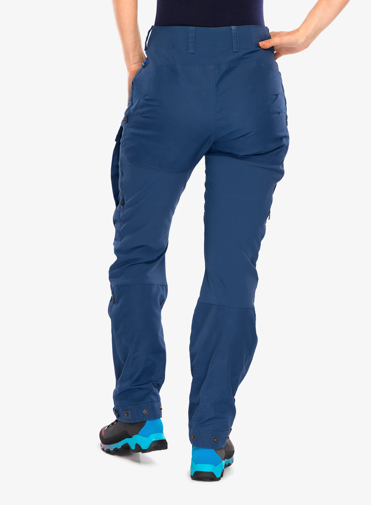 Trekkinghose Damen Fjallraven Keb Trousers - indigo blue