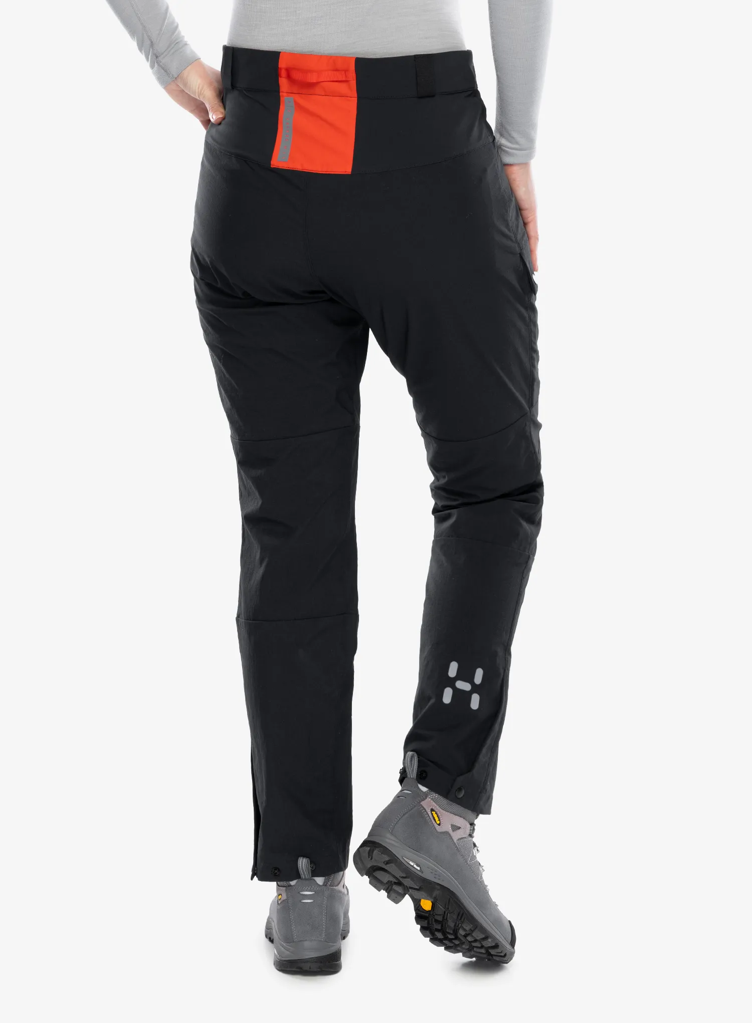 Trekkinghose Damen Haglofs L.I.M ZT Pant - true black/zenith red