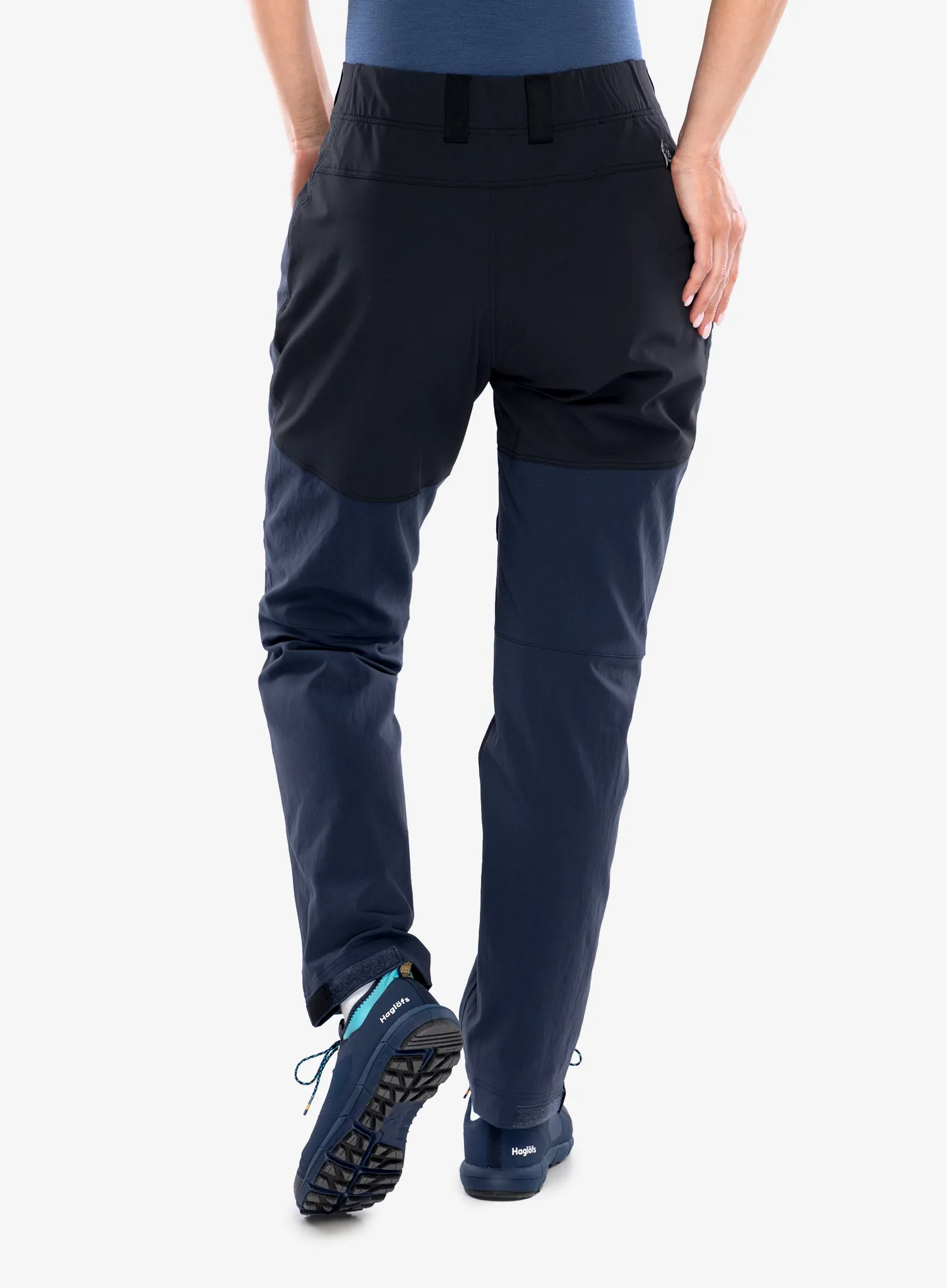 Trekkinghose Damen Haglofs Mid Standard Pant - tarn blue/true black