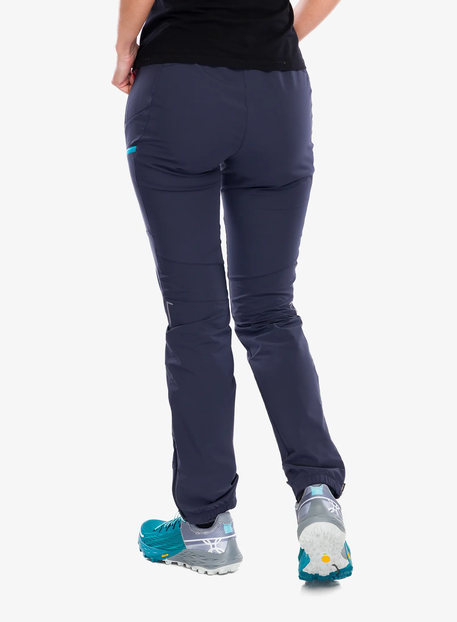 Trekkinghose Damen Montura Ledge Pants - graphite blue/turquoise