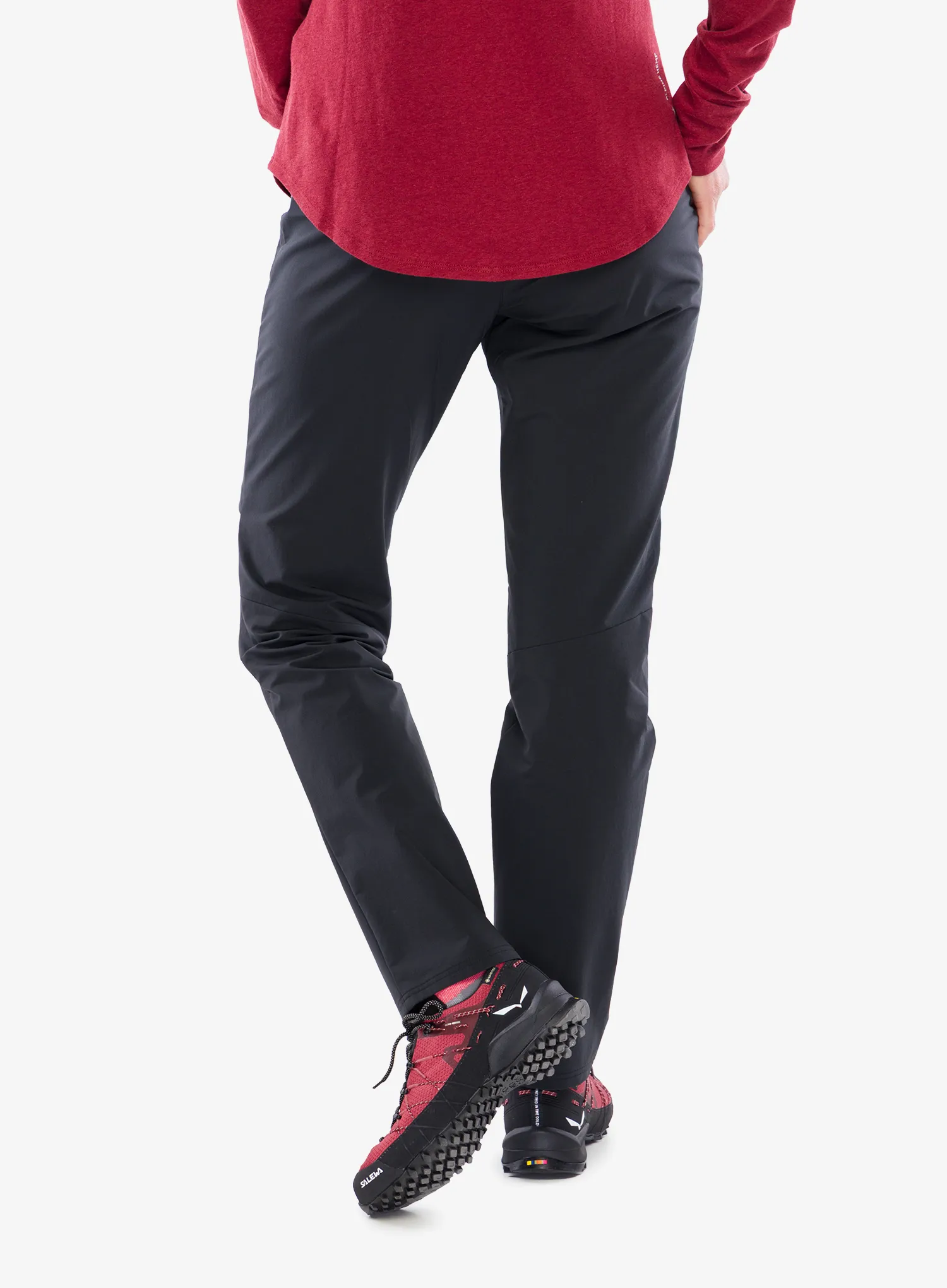 Trekkinghose Damen Salewa Puez DST Cargo Pants - black out