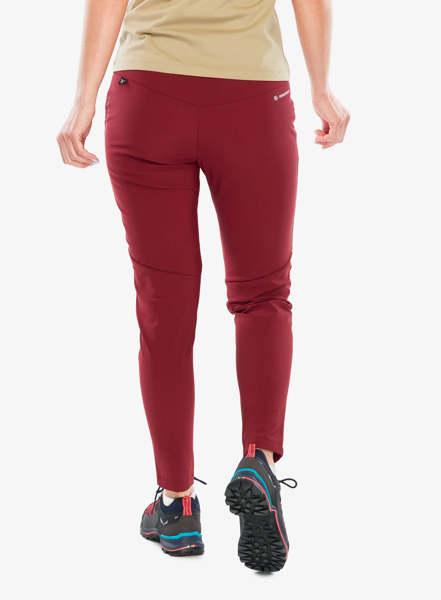 Trekkinghose Damen Salewa Puez DST Warm Cargo Tights - syrah/black out