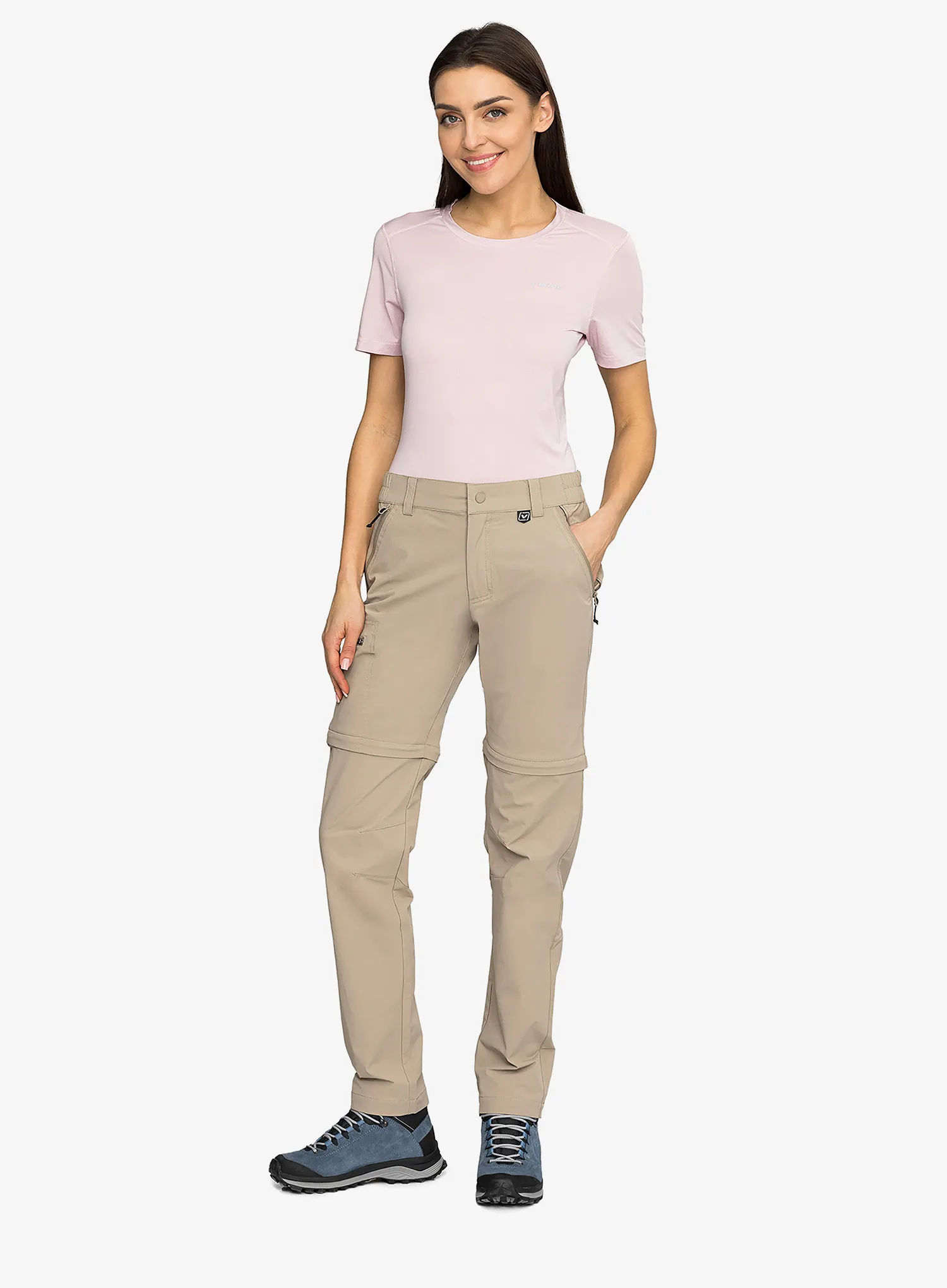 Trekkinghose Damen Viking Rocklyn 2 in 1 - beige