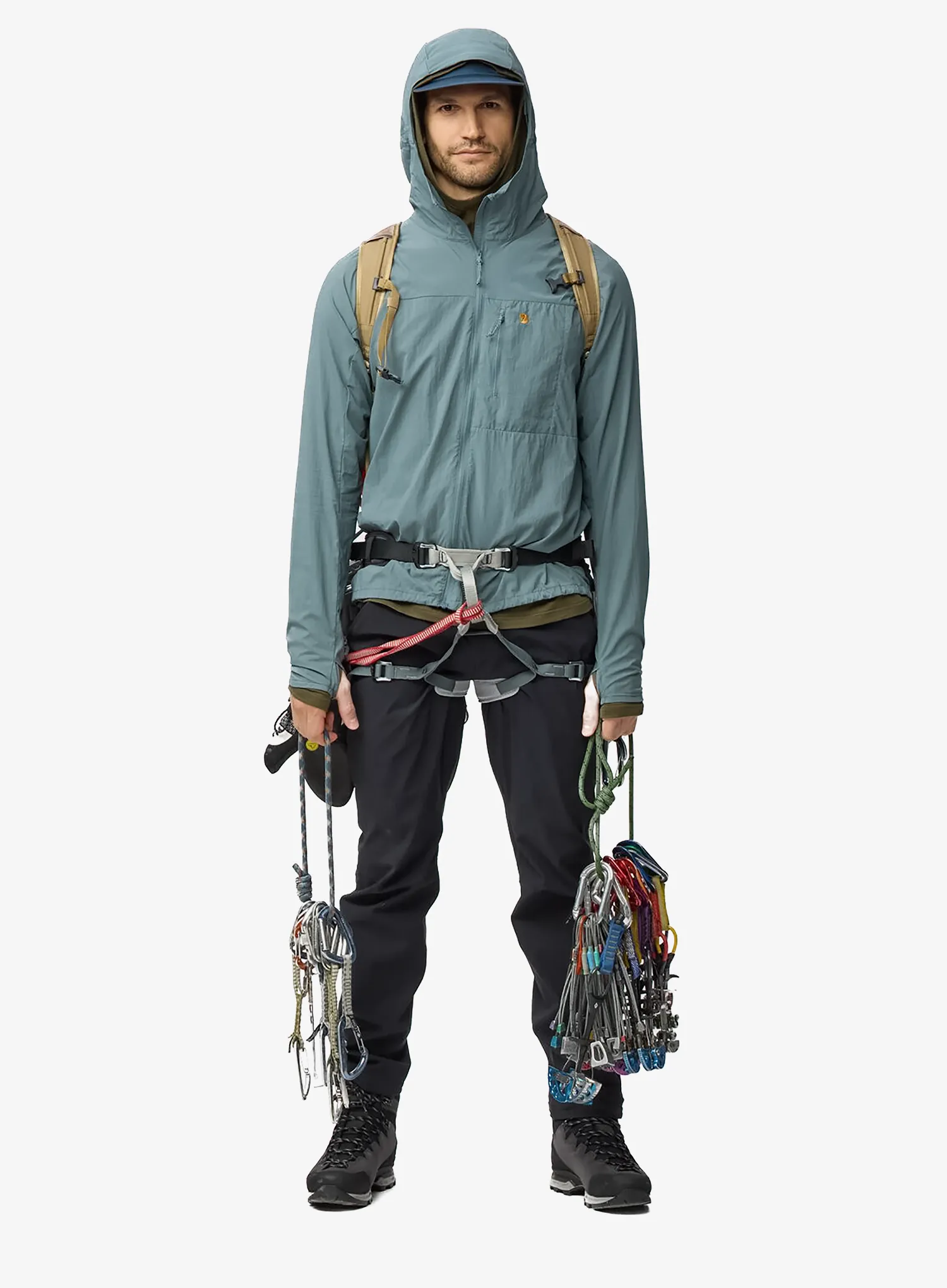 Trekkinghose Fjallraven Bergtagen Stretch Trousers - black