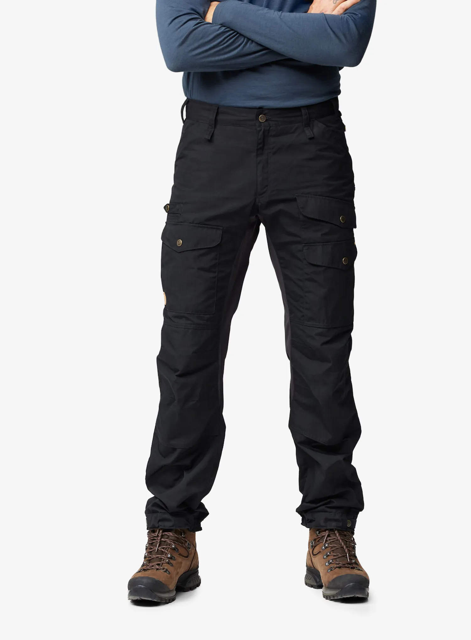 Trekkinghose Fjallraven Vidda Pro Ventilated Trs - dark grey/black