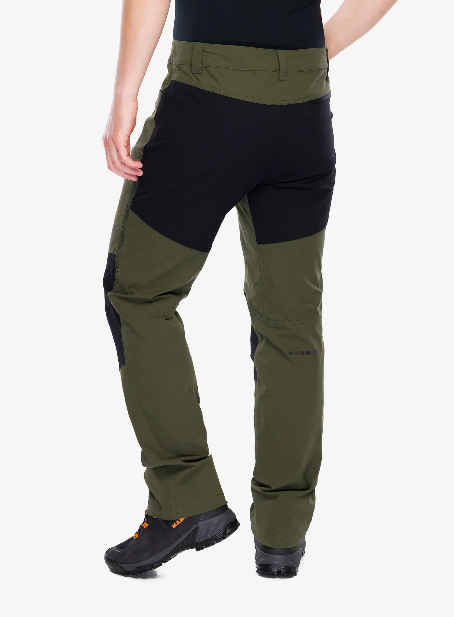 Trekkinghose Mammut Zinal Hybrid Pants - dark marsh/black