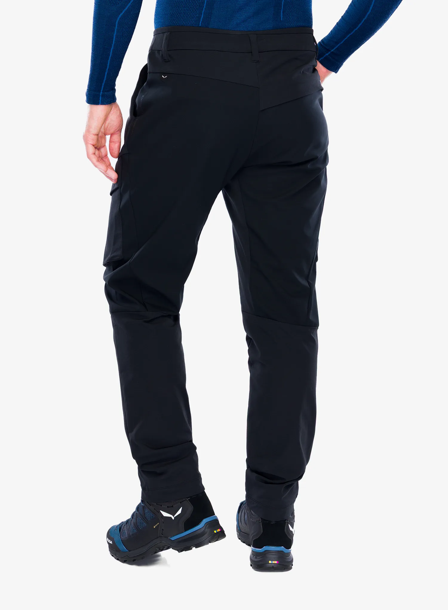 Trekkinghose Salewa Puez DST Warm Cargo Pants - black out