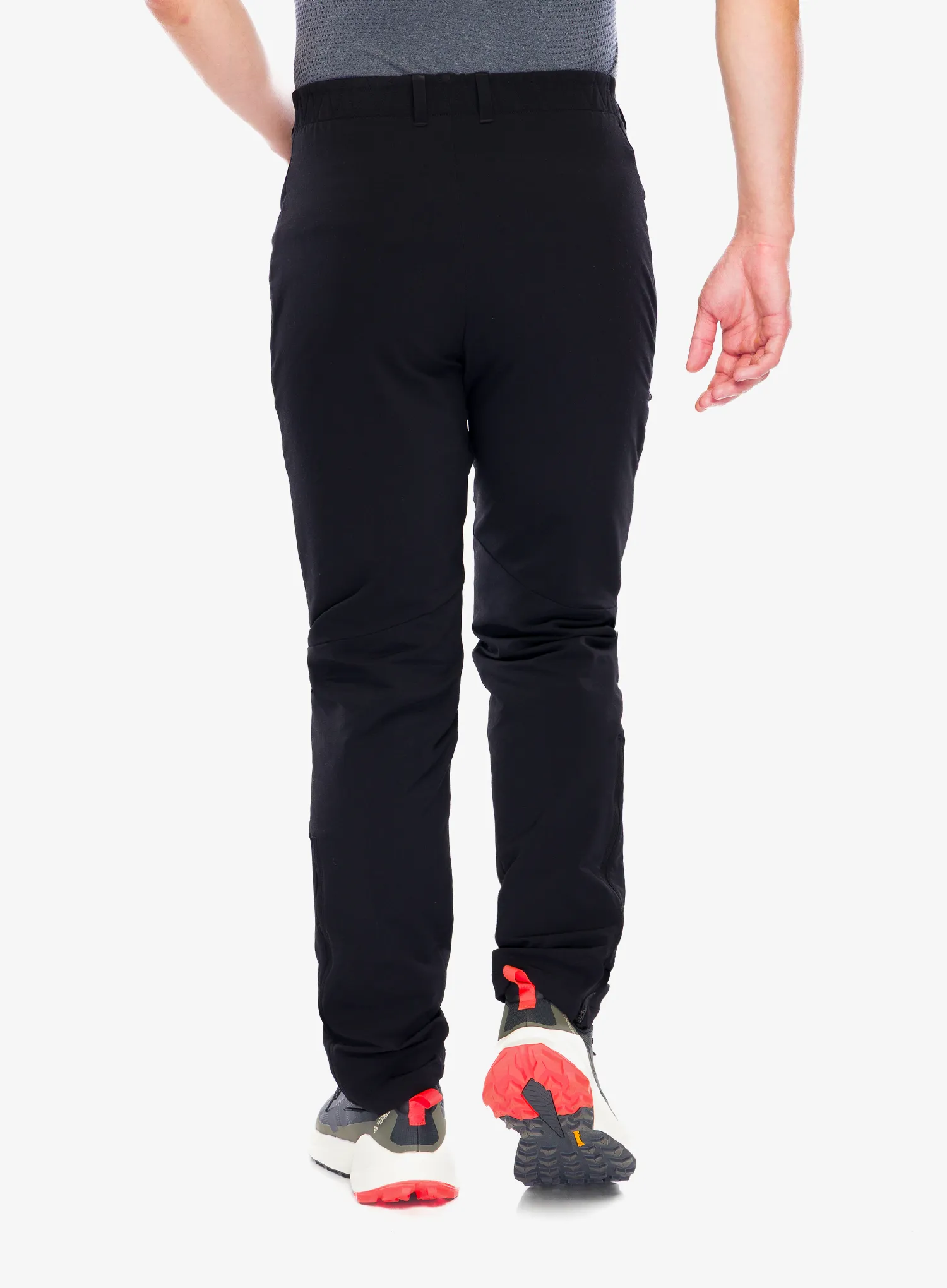 Outdoorhose Herren adidas TERREX Techrock Brushed Softshell Tracksuit Bottoms - black