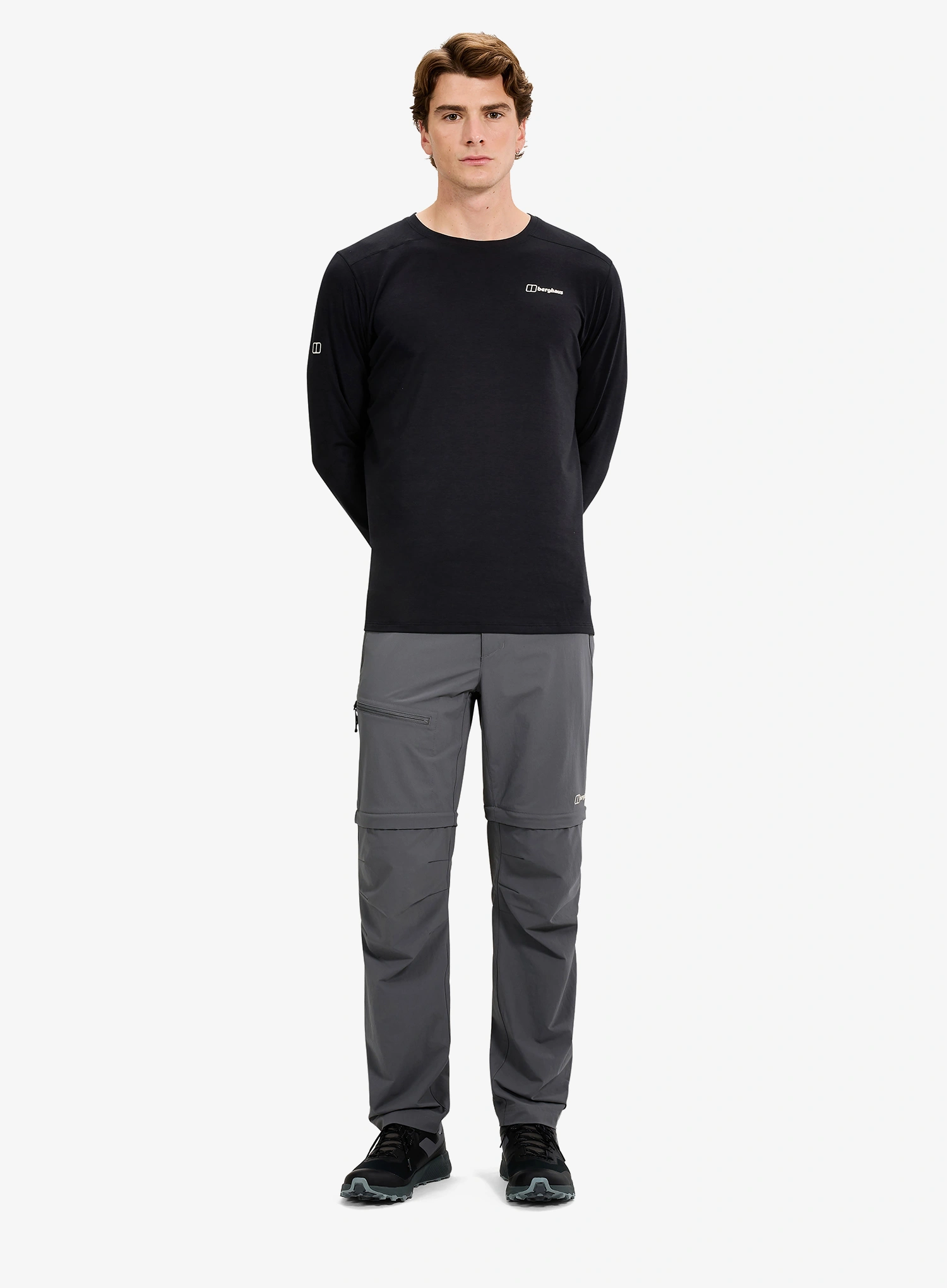 Outdoorhose Herren Berghaus Trail Explorer Zip Off Pant - cavern