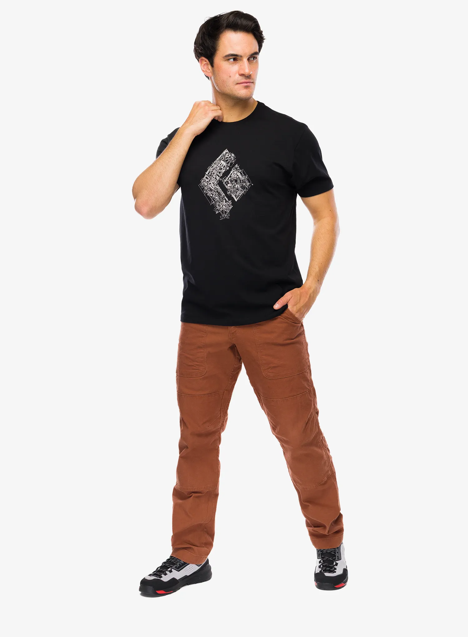 Outdoorhose Herren Black Diamond Dogma Pants - clay