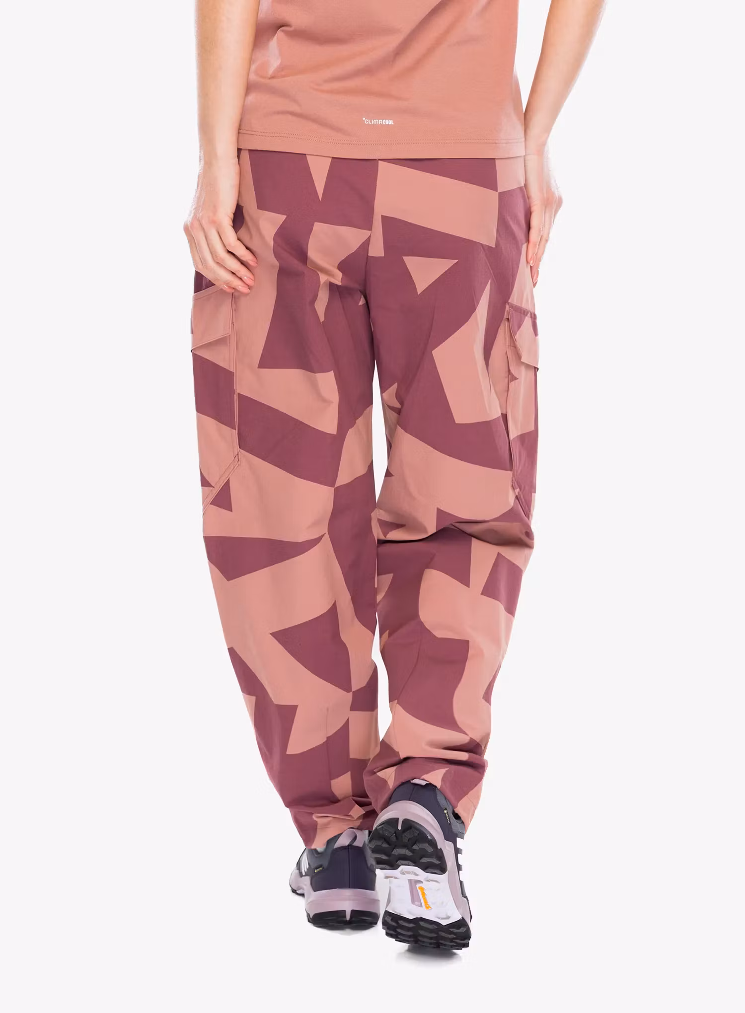 Wanderhose Damen adidas TERREX Xploric Cargo Joggers Printed - quicri/warcla/prlofi