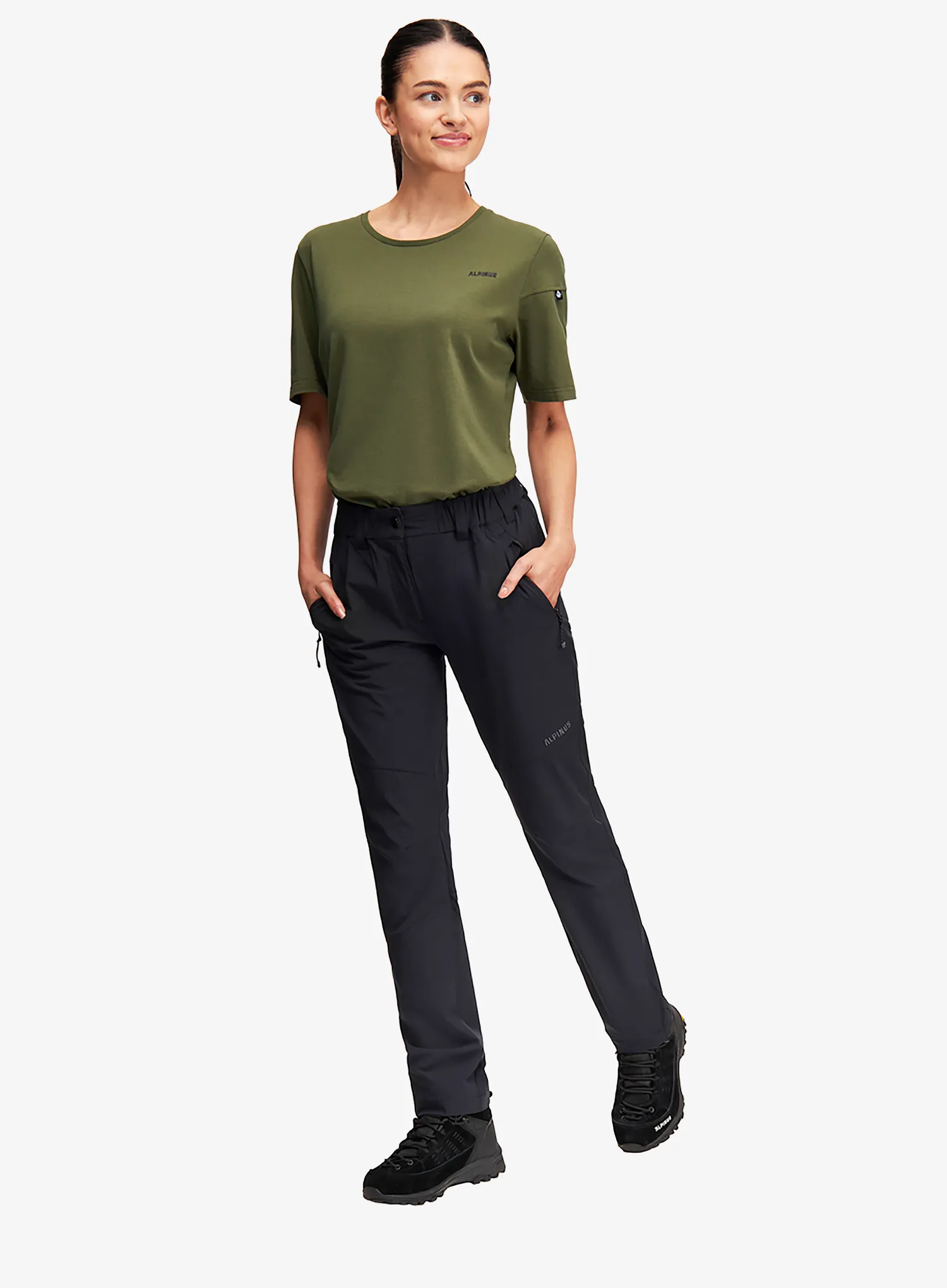 Wanderhose Damen Alpinus Marmore - black