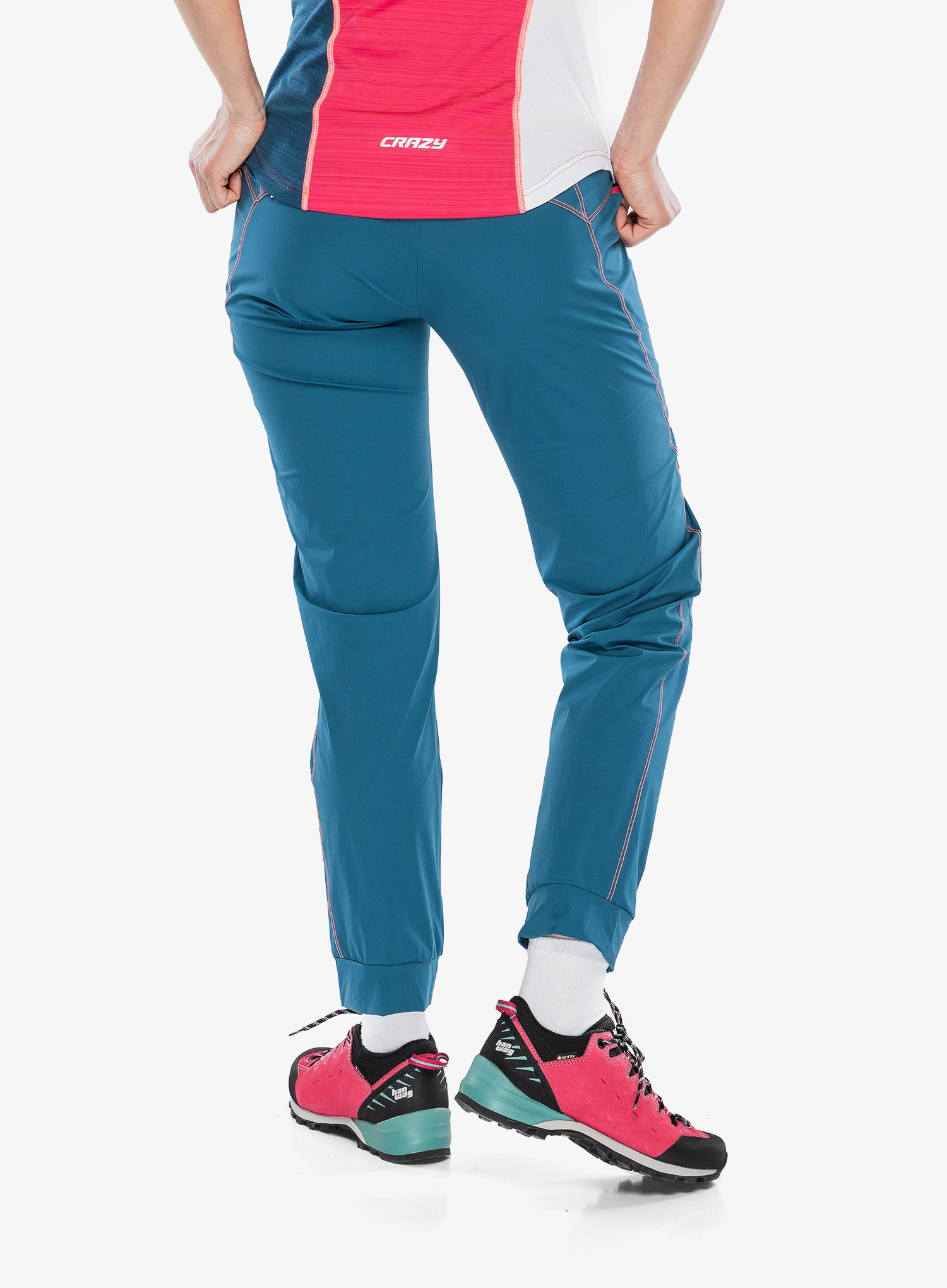 Wanderhose Damen Crazy Pant Exit Light - coralin