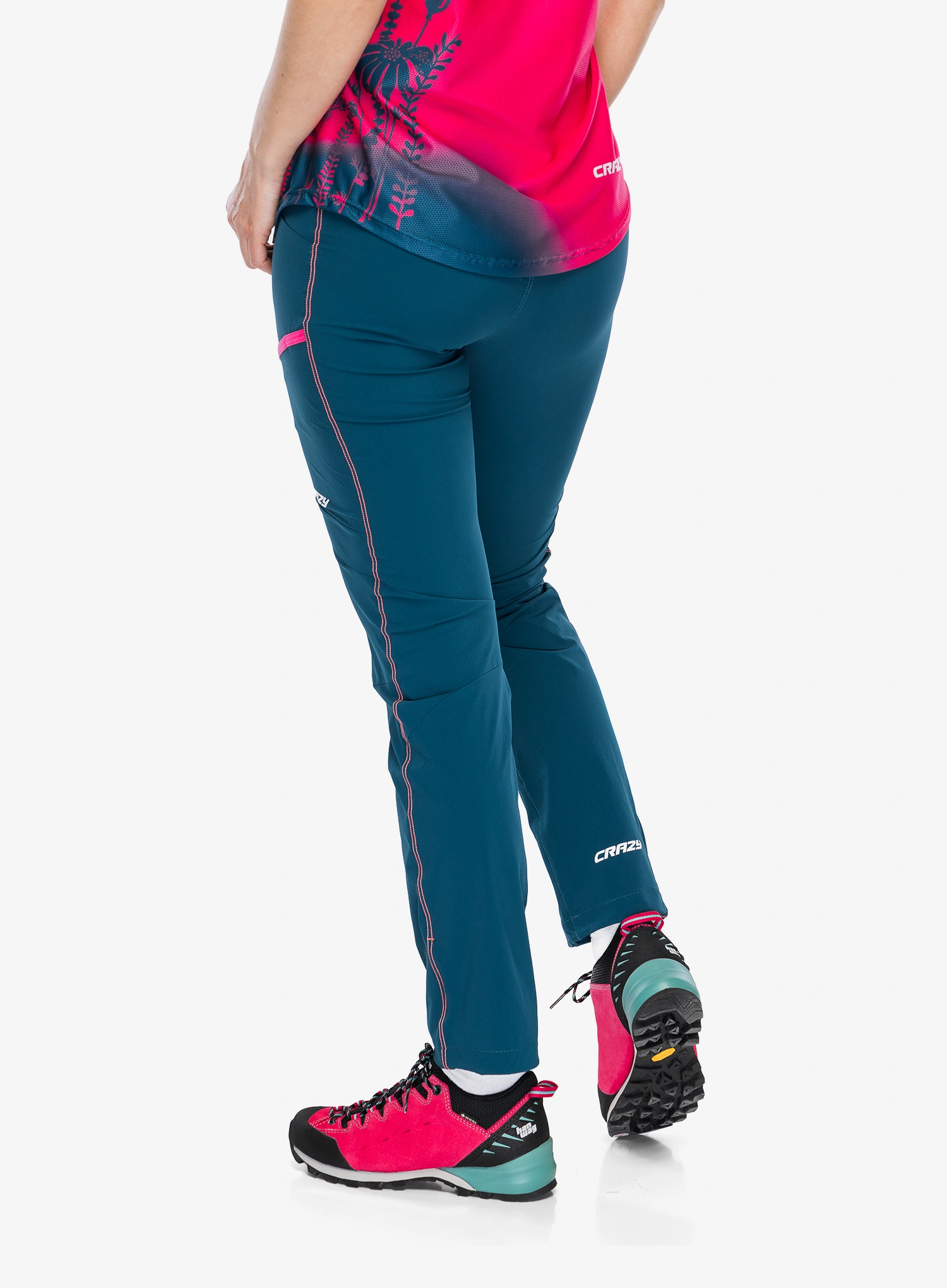 Wanderhose Damen Crazy Pant Traverse - coralin