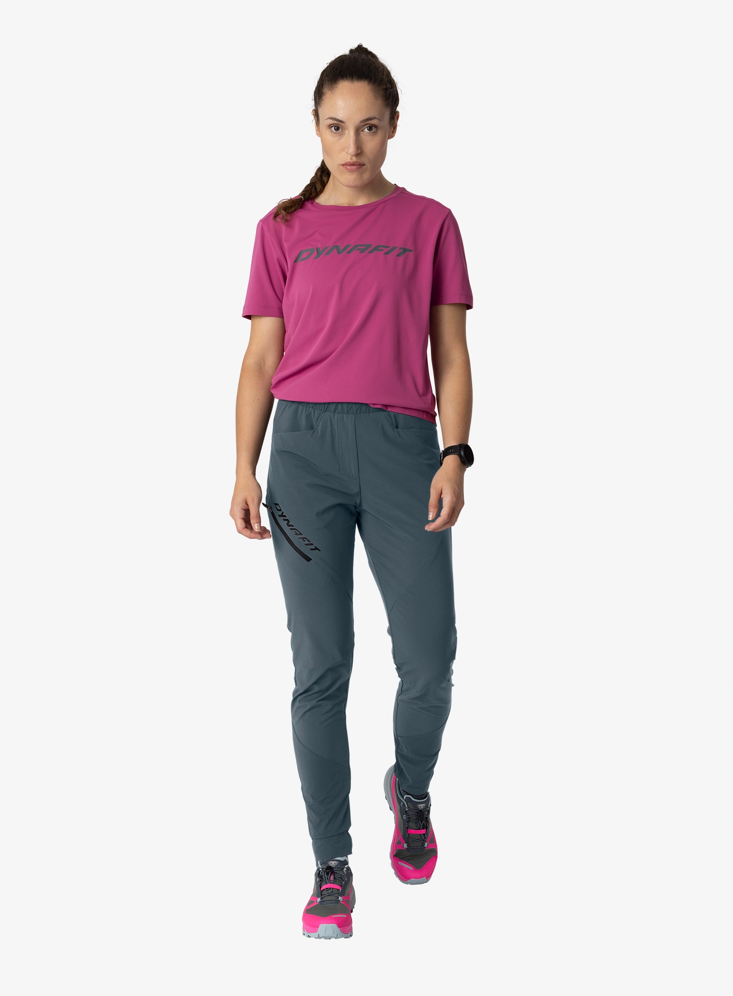Wanderhose Damen Dynafit Traverse Hybrid DST Pants - cinder/cinder