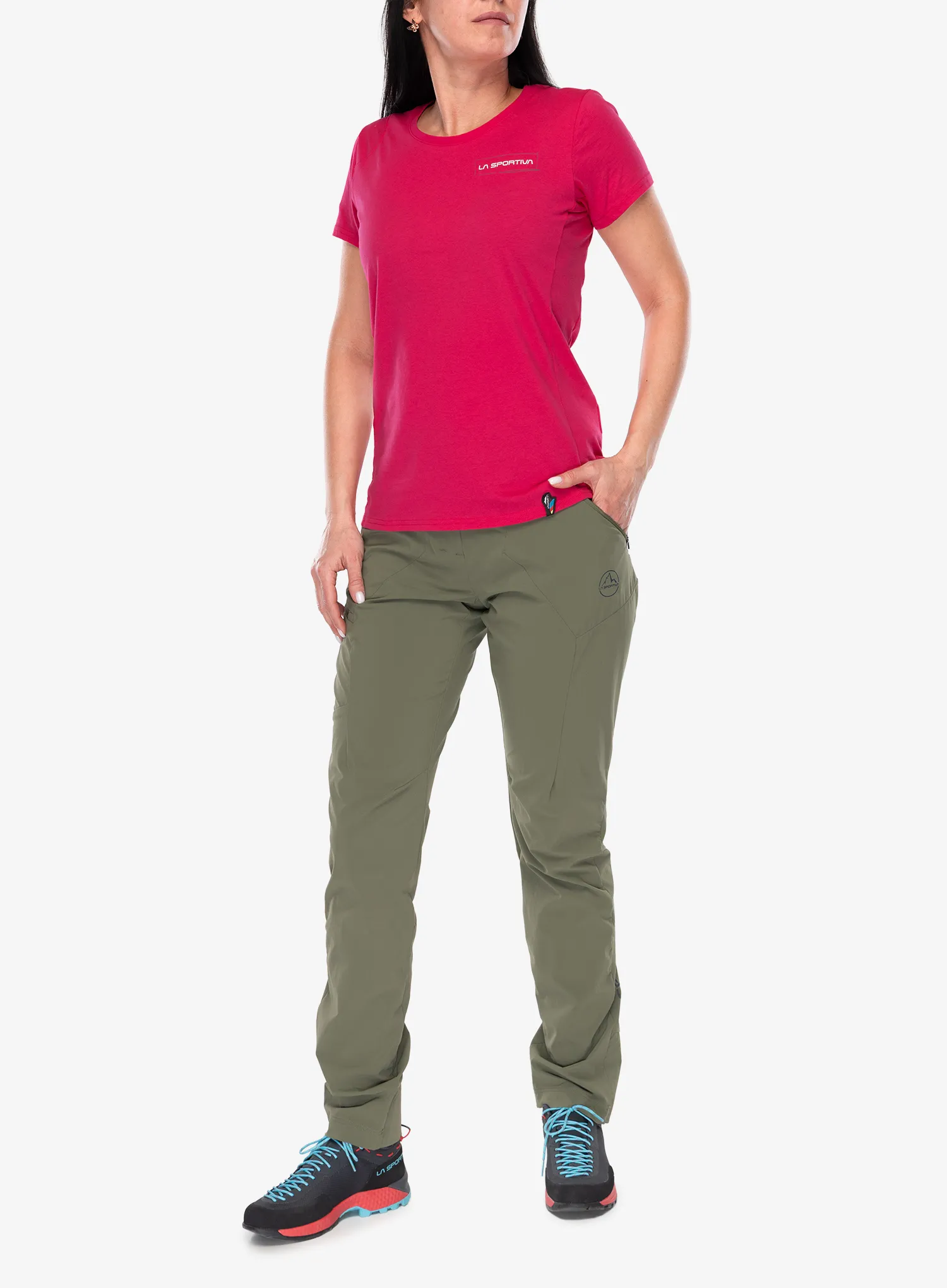 Wanderhose Damen La Sportiva Monument Pant - cypress/night sky