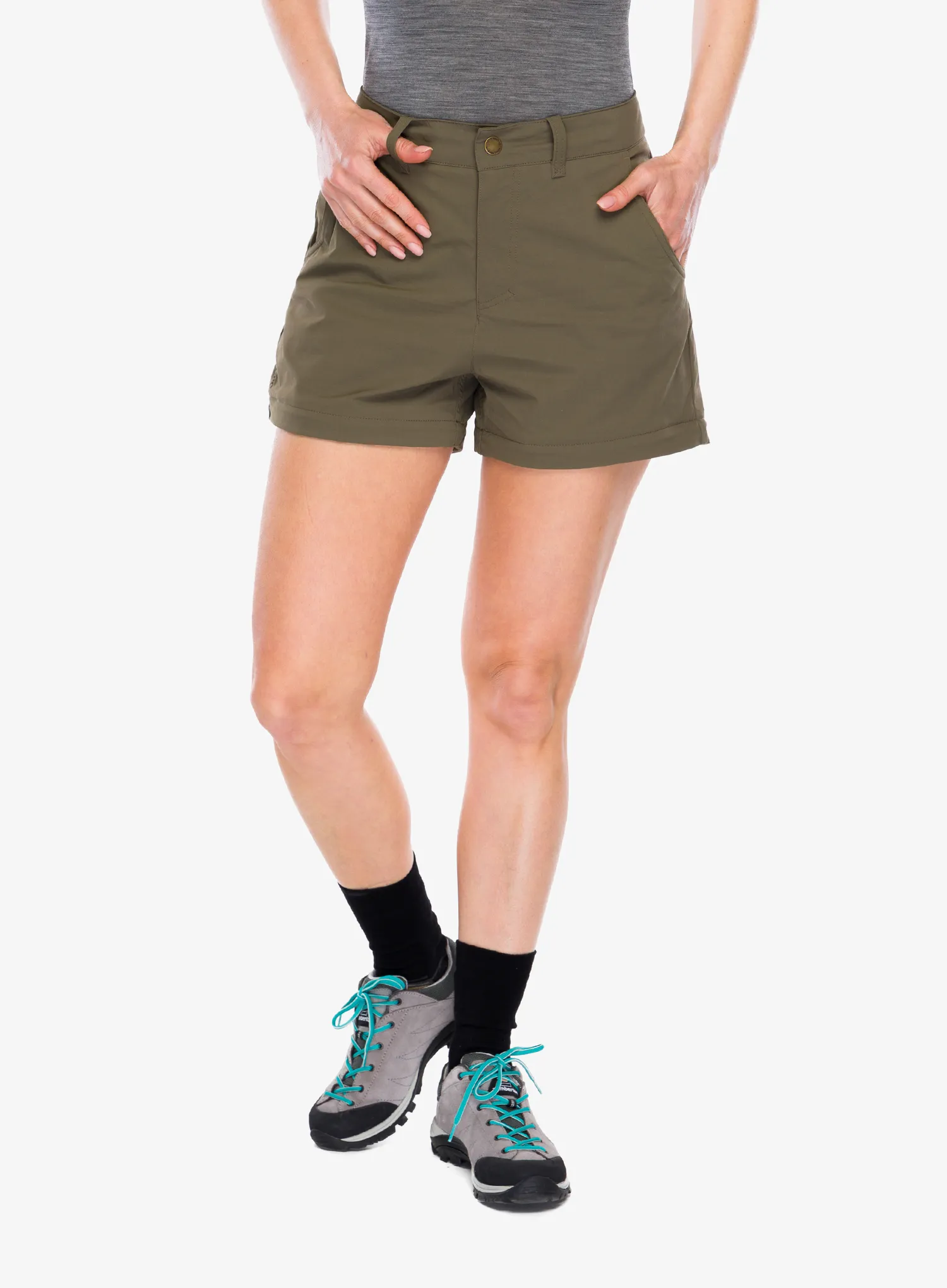 Wanderhose Damen Royal Robbins Wilder Zip-Off Pant - everglade