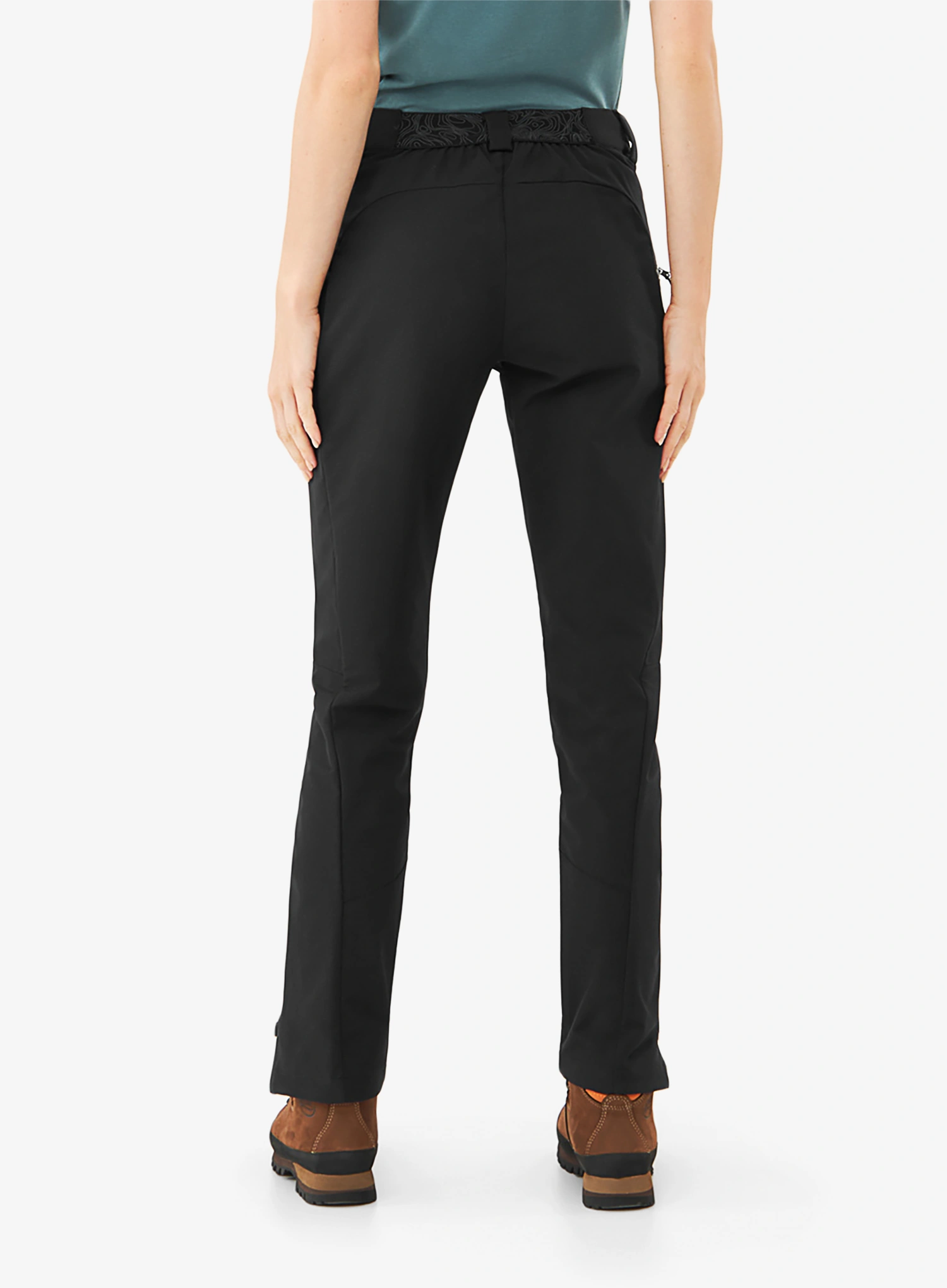 Wanderhose Damen Viking Expander Warm - black